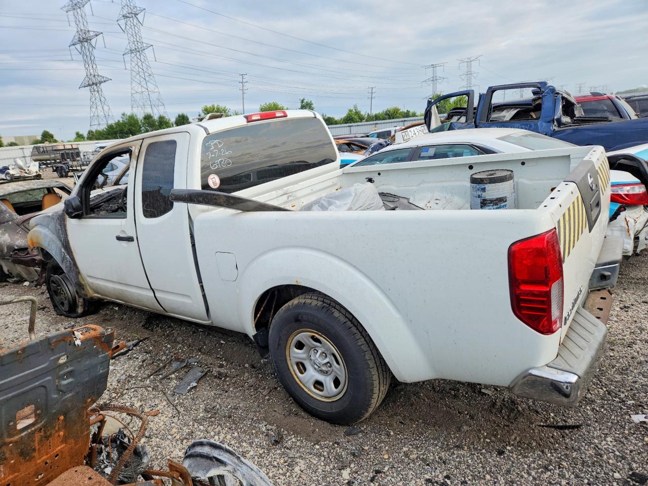 2013 Nissan Frontier S Белый vin: 1N6BD0CT6DN730956