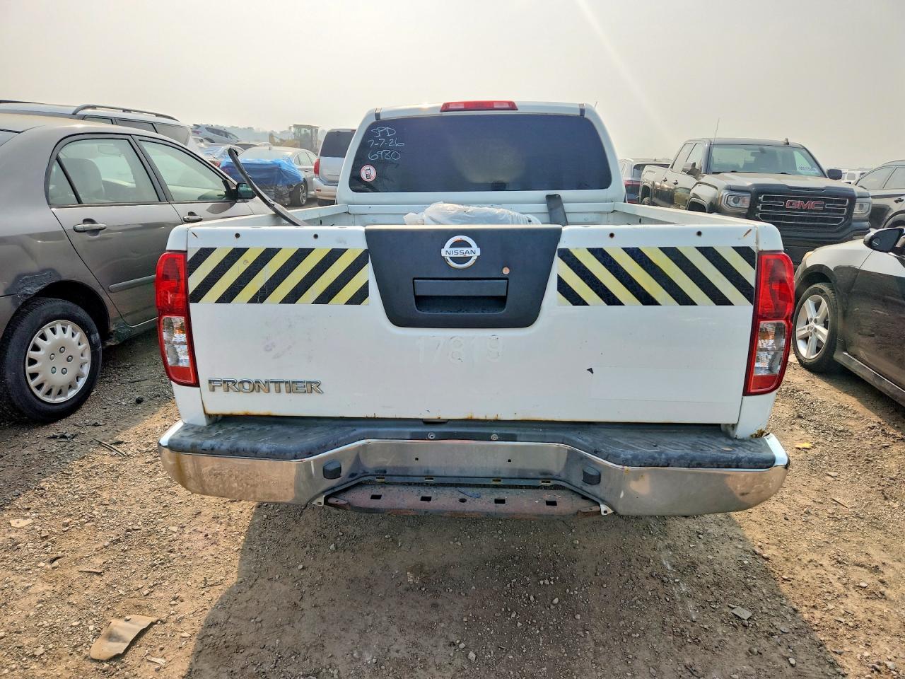 2013 Nissan Frontier S Белый vin: 1N6BD0CT6DN730956