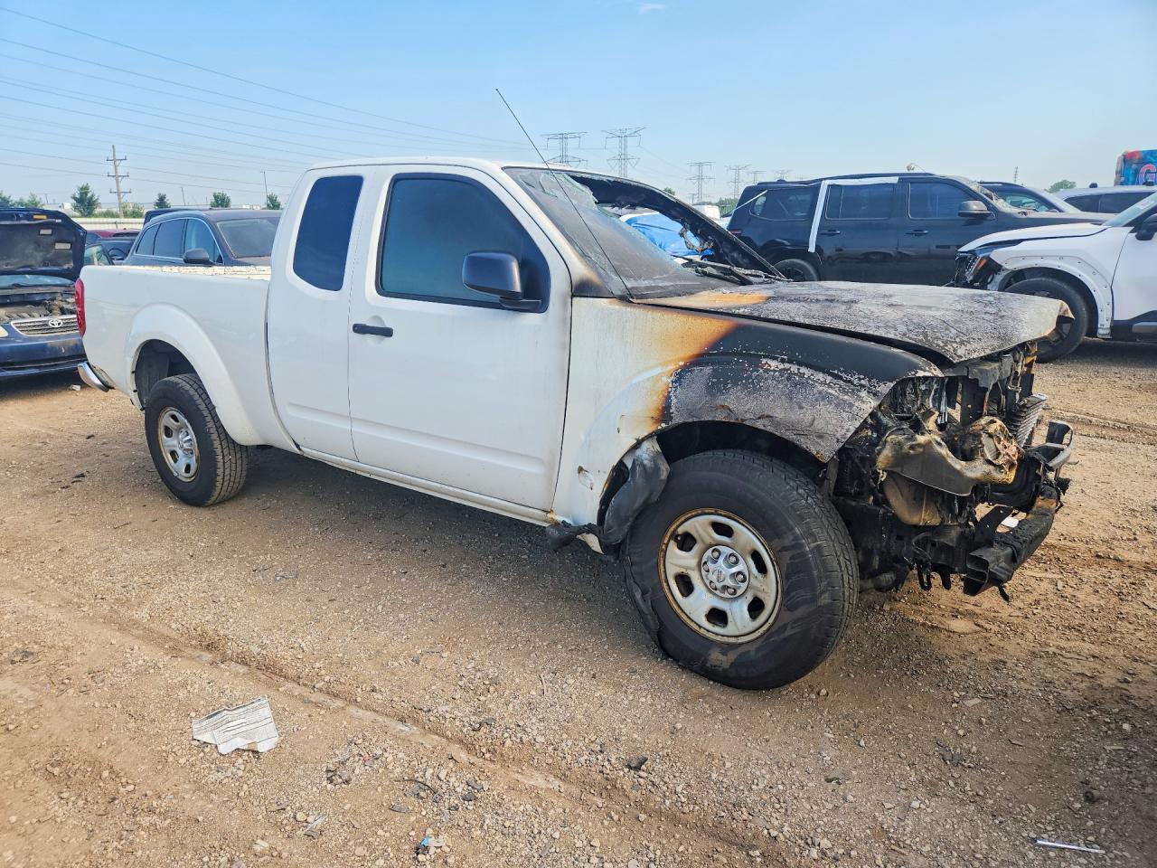 2013 Nissan Frontier S Белый vin: 1N6BD0CT6DN730956