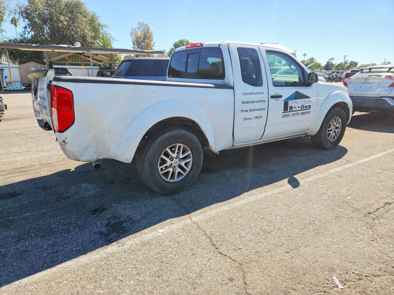2014 Nissan Frontier Sv White vin: 1N6BD0CT6EN715360