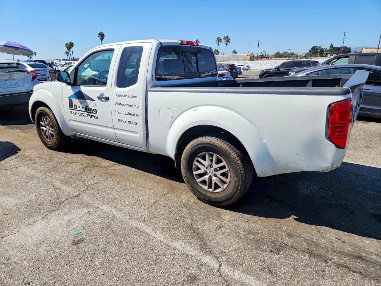 2014 Nissan Frontier Sv White vin: 1N6BD0CT6EN715360