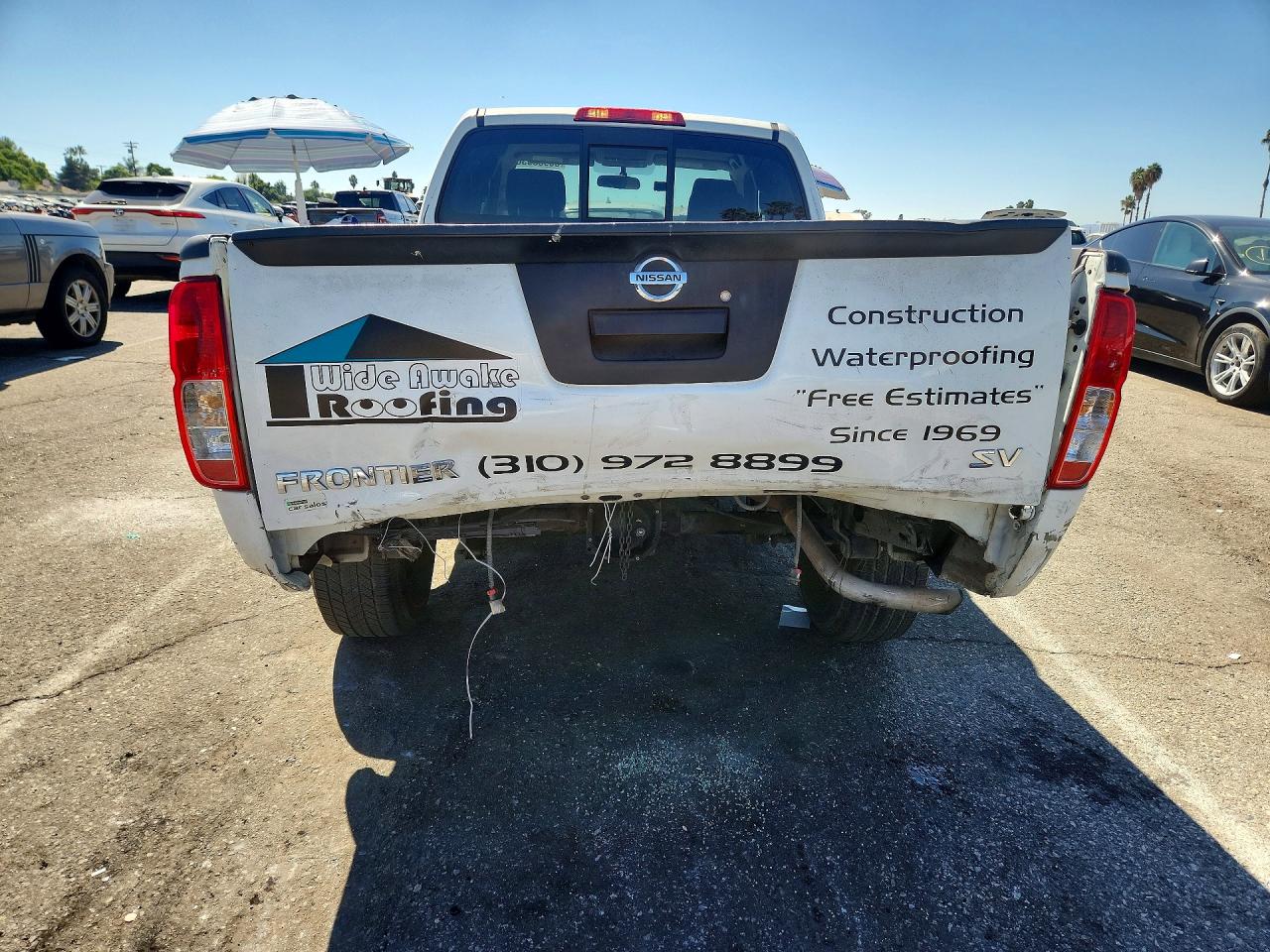 2014 Nissan Frontier Sv White vin: 1N6BD0CT6EN715360
