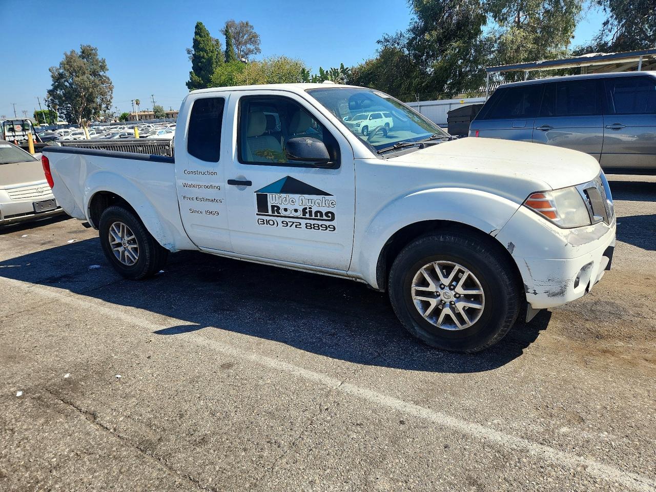 2014 Nissan Frontier Sv White vin: 1N6BD0CT6EN715360