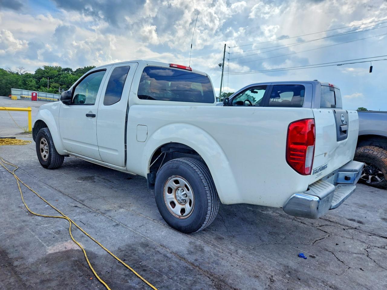 2014 Nissan Frontier S White vin: 1N6BD0CT6EN768382