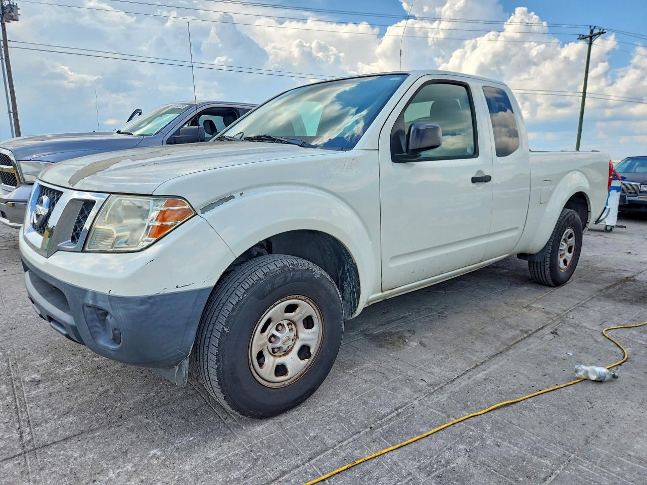 2014 Nissan Frontier S White vin: 1N6BD0CT6EN768382