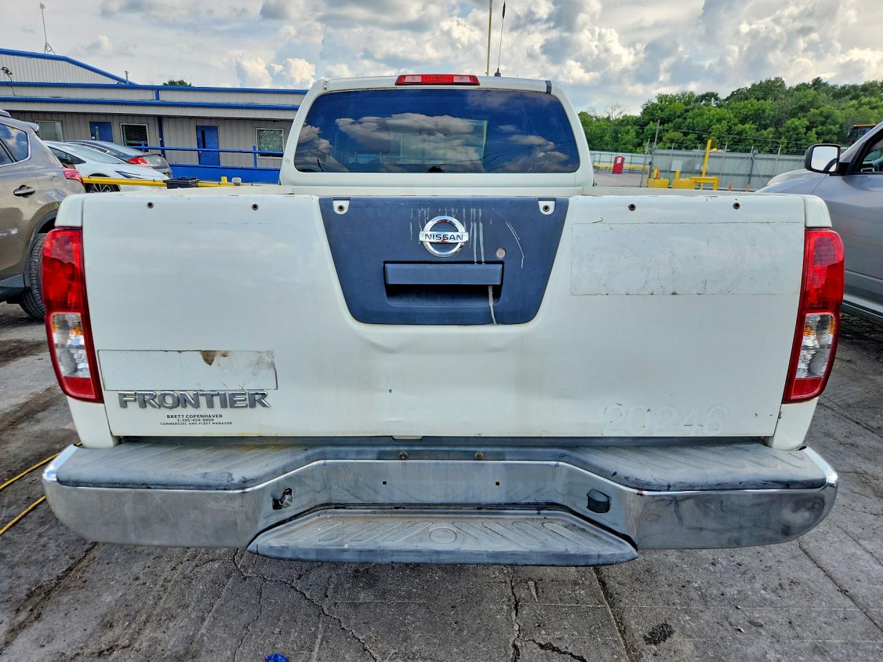 2014 Nissan Frontier S White vin: 1N6BD0CT6EN768382
