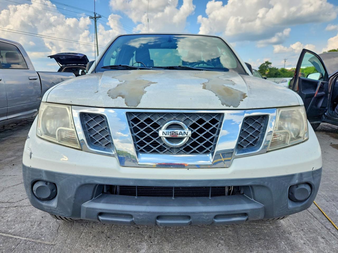 2014 Nissan Frontier S White vin: 1N6BD0CT6EN768382