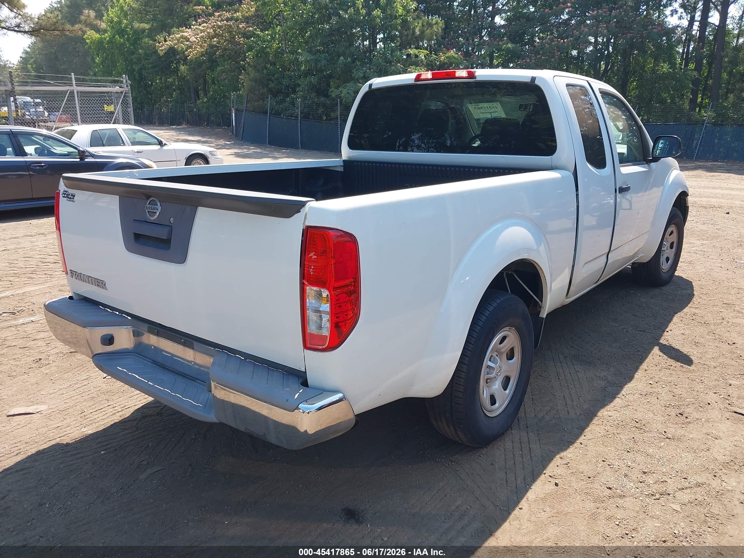 2015 Nissan Frontier S Белый vin: 1N6BD0CT6FN760560