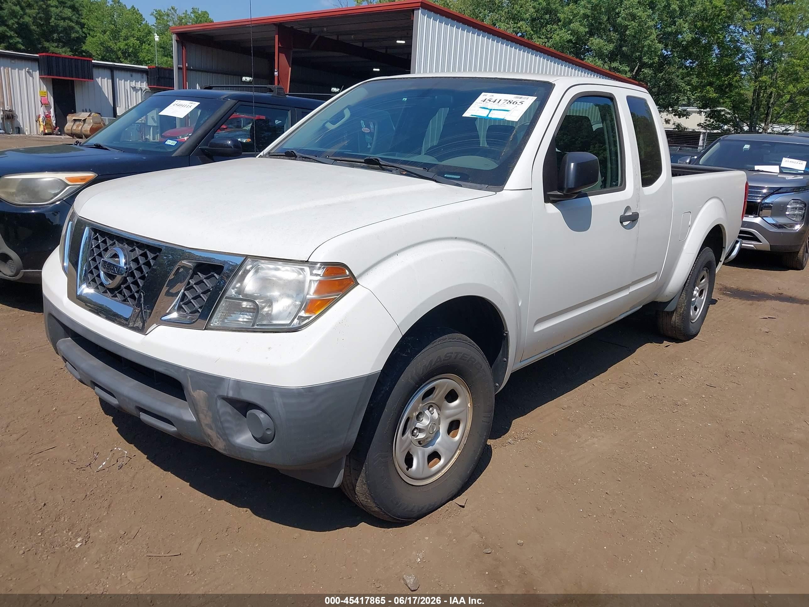 2015 Nissan Frontier S Белый vin: 1N6BD0CT6FN760560