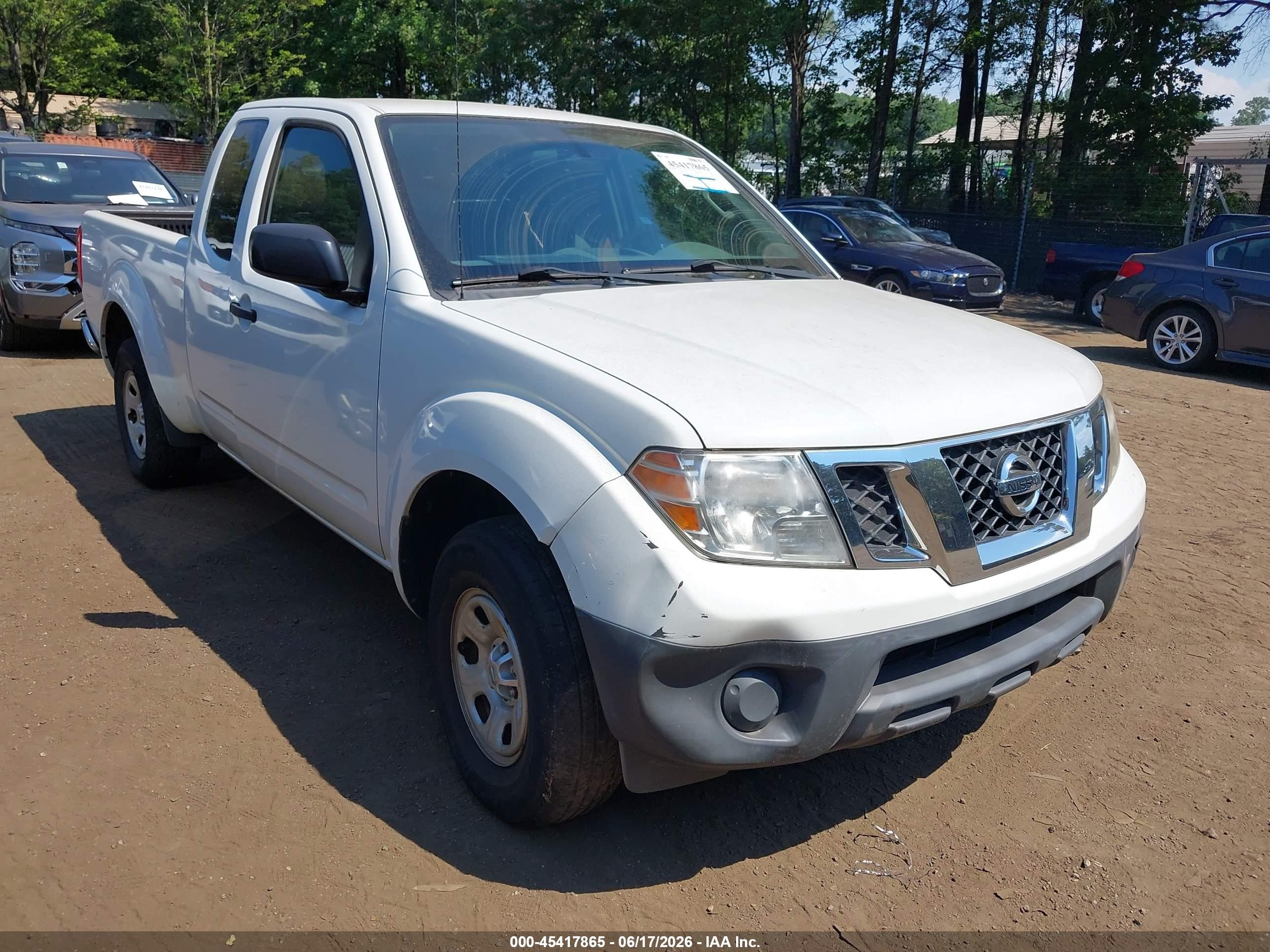 2015 Nissan Frontier S Белый vin: 1N6BD0CT6FN760560