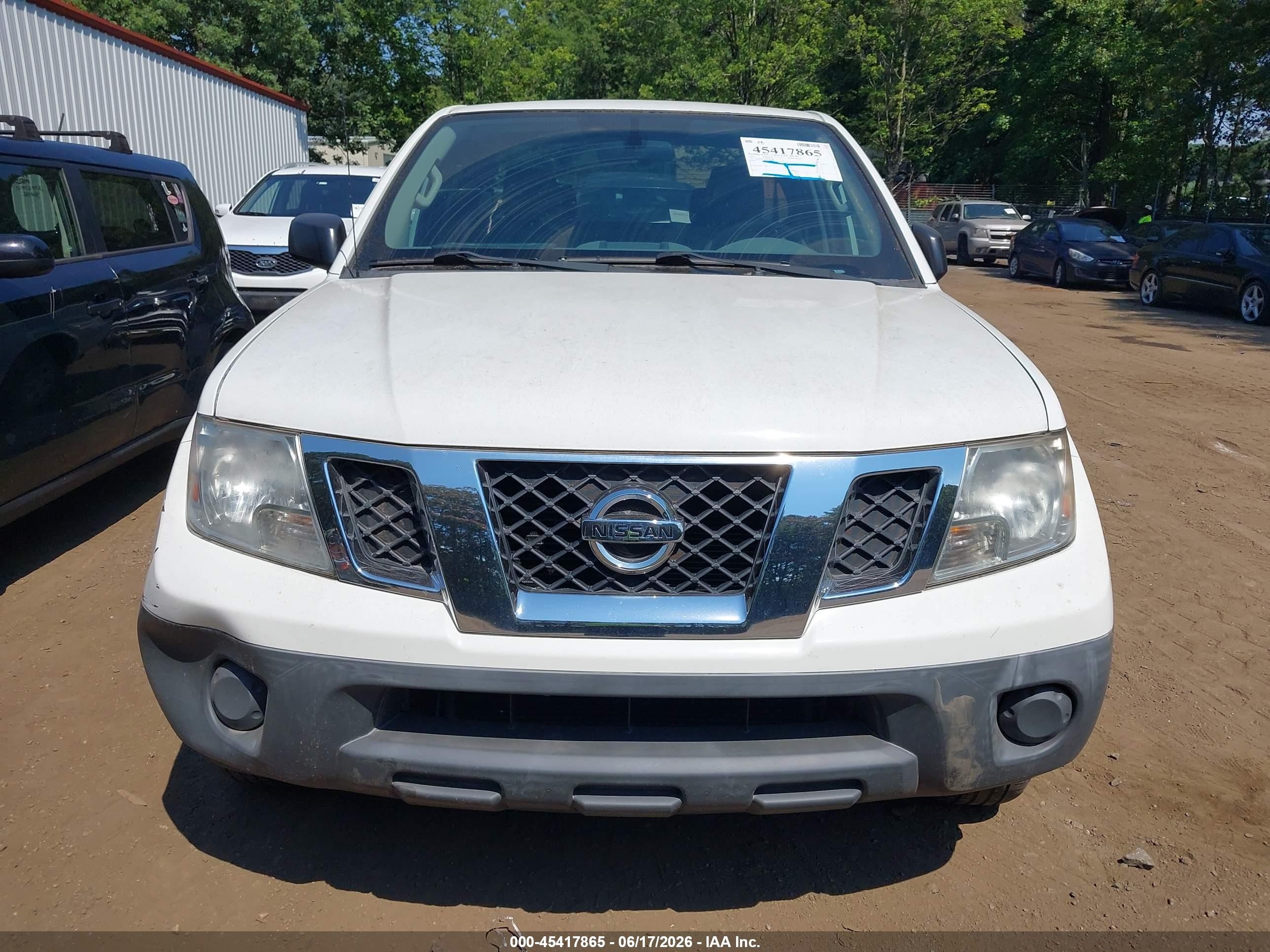 2015 Nissan Frontier S Белый vin: 1N6BD0CT6FN760560