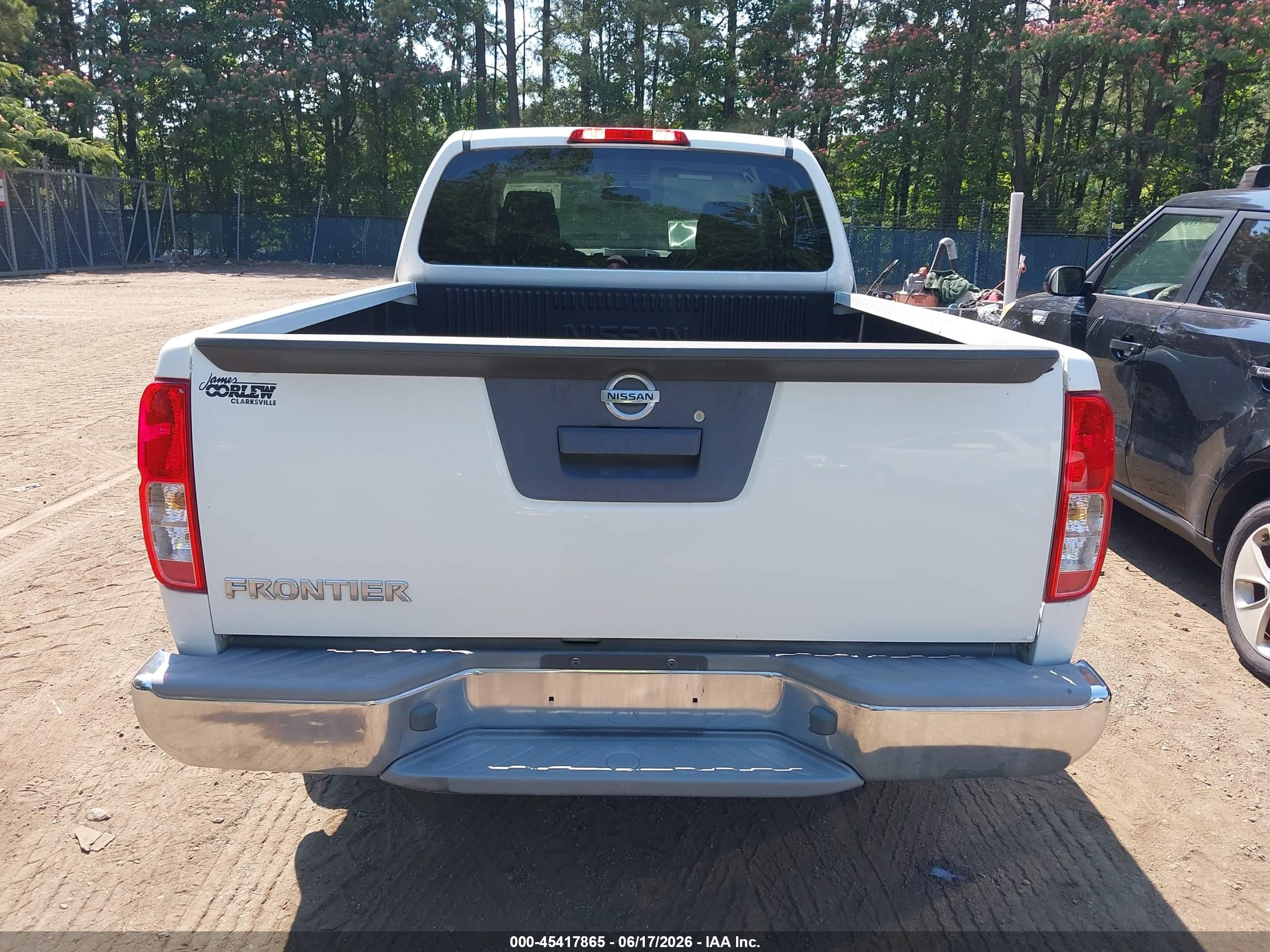 2015 Nissan Frontier S Белый vin: 1N6BD0CT6FN760560