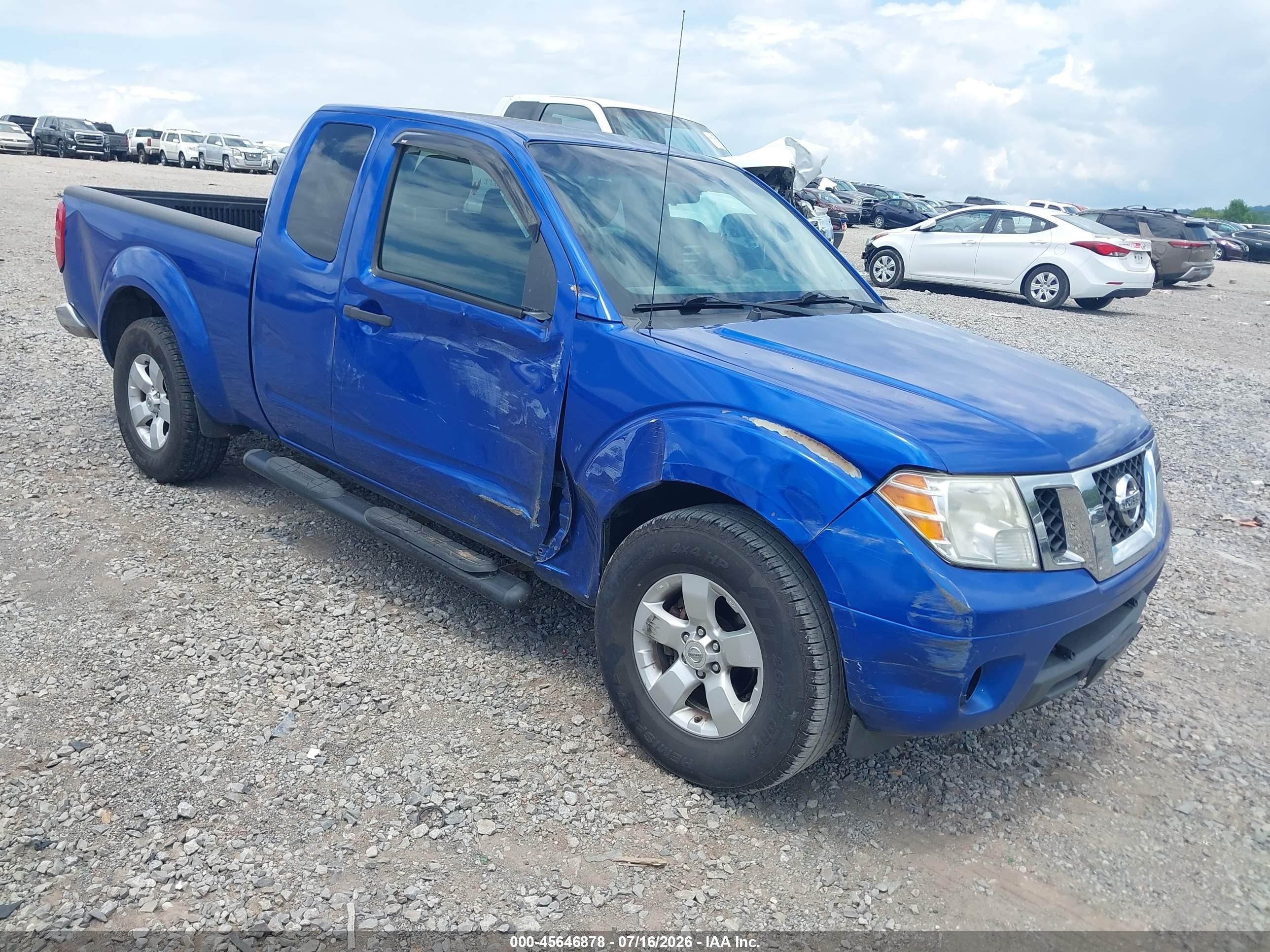 2012 Nissan Frontier Sv-i4 Blue vin: 1N6BD0CT7CC459609