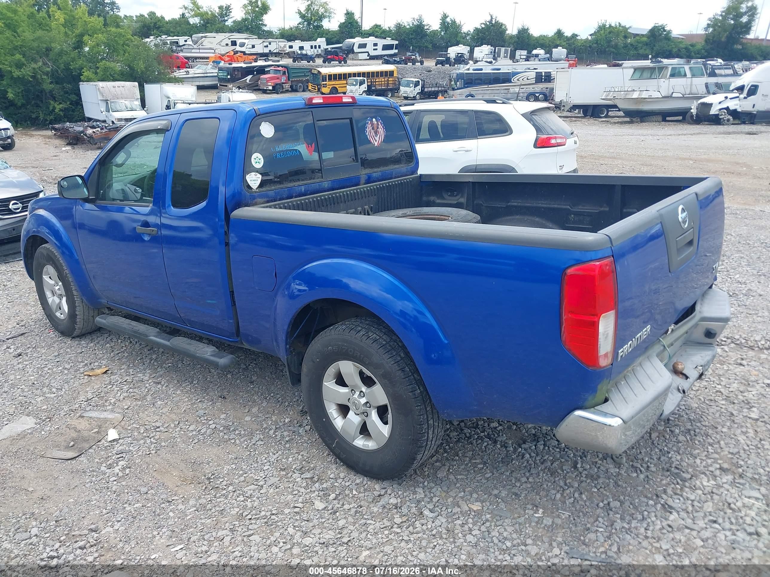 2012 Nissan Frontier Sv-i4 Blue vin: 1N6BD0CT7CC459609