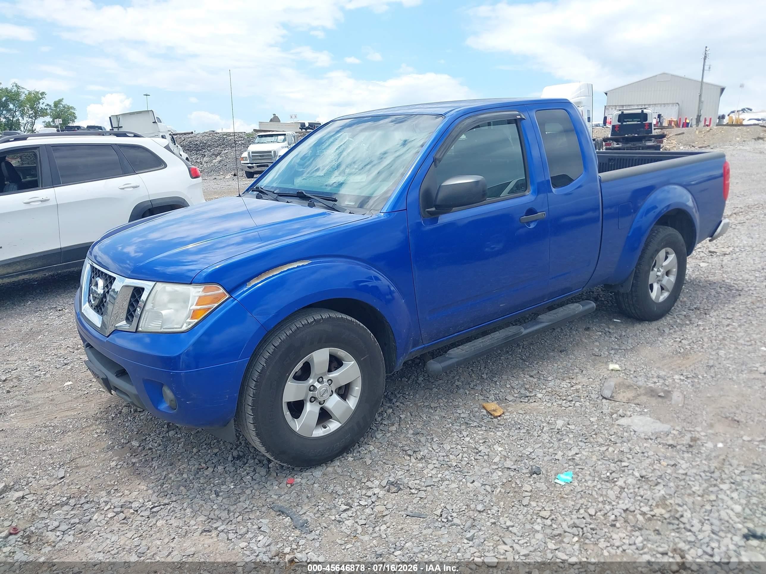 2012 Nissan Frontier Sv-i4 Blue vin: 1N6BD0CT7CC459609