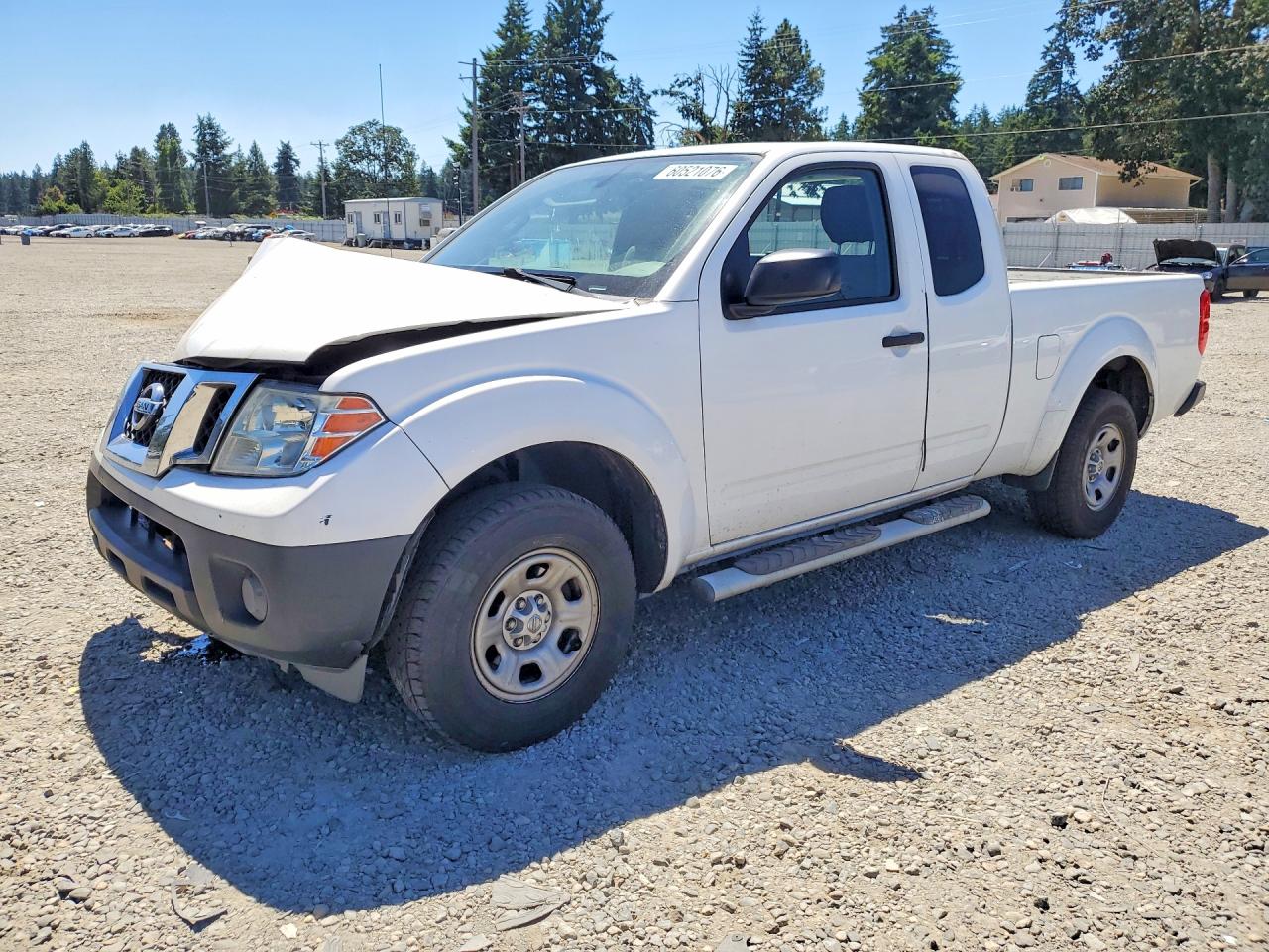 2012 Nissan Frontier S White vin: 1N6BD0CT7CC478029