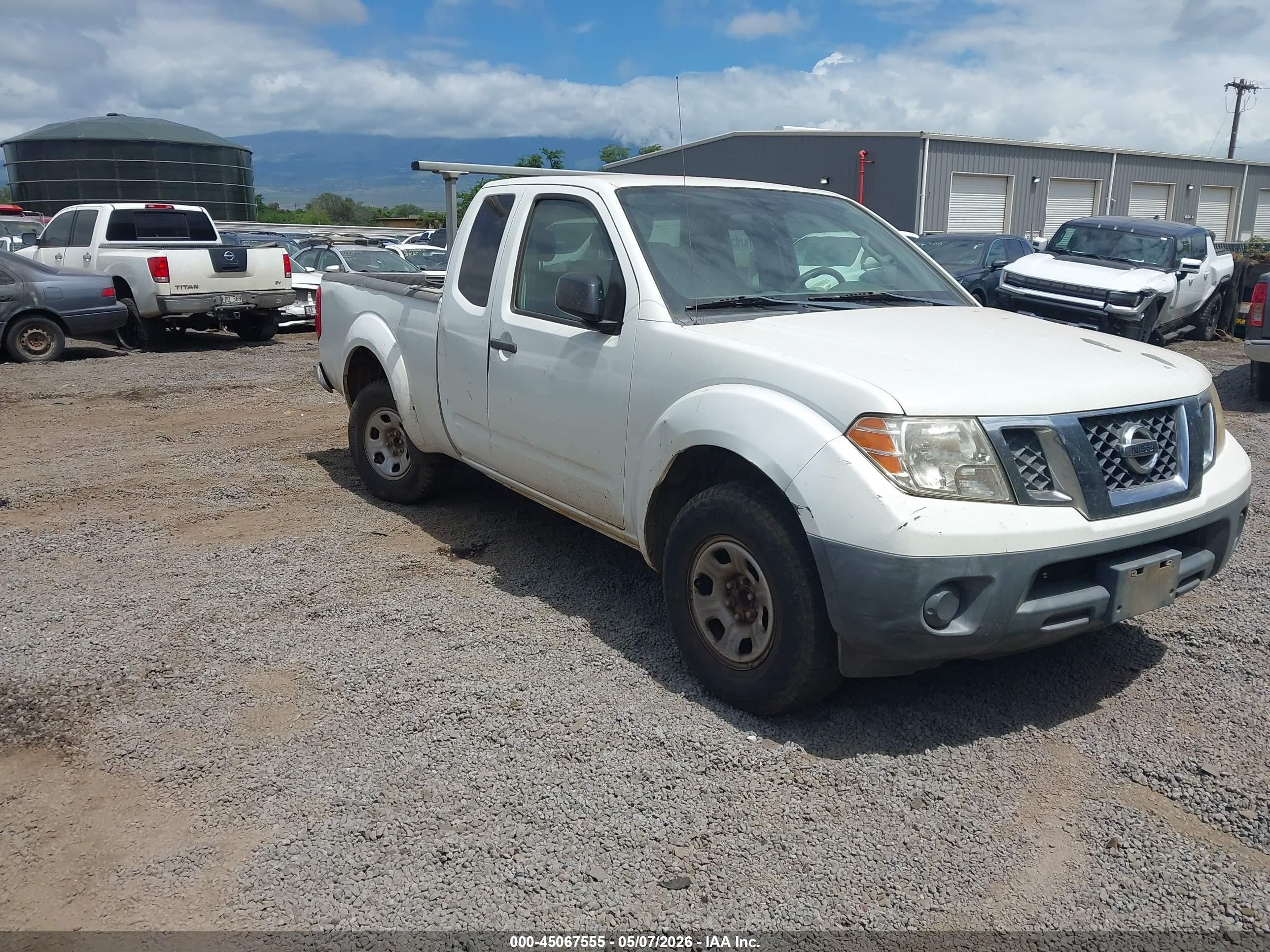 2013 Nissan Frontier S White vin: 1N6BD0CT7DN742842