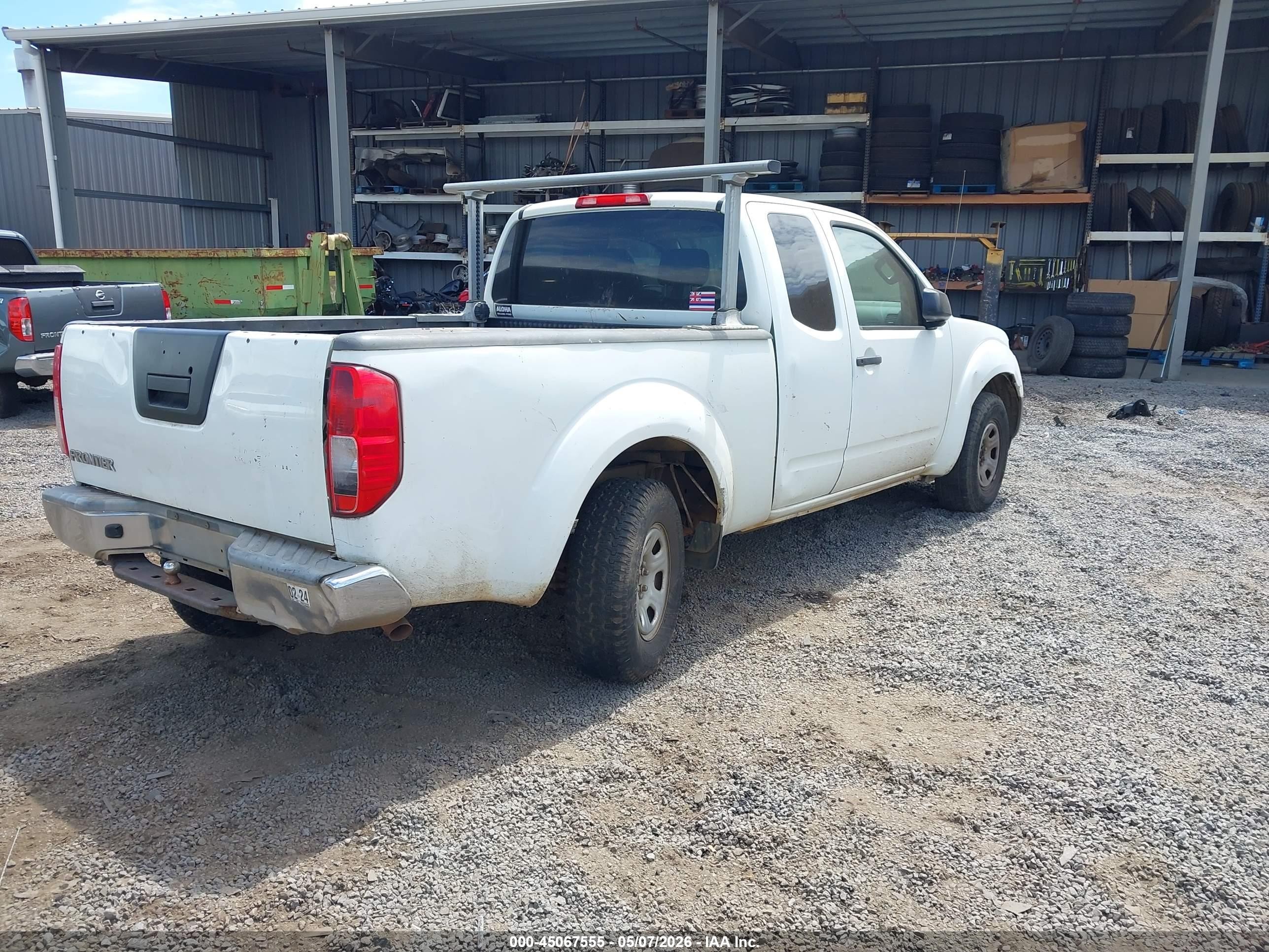 2013 Nissan Frontier S Белый vin: 1N6BD0CT7DN742842