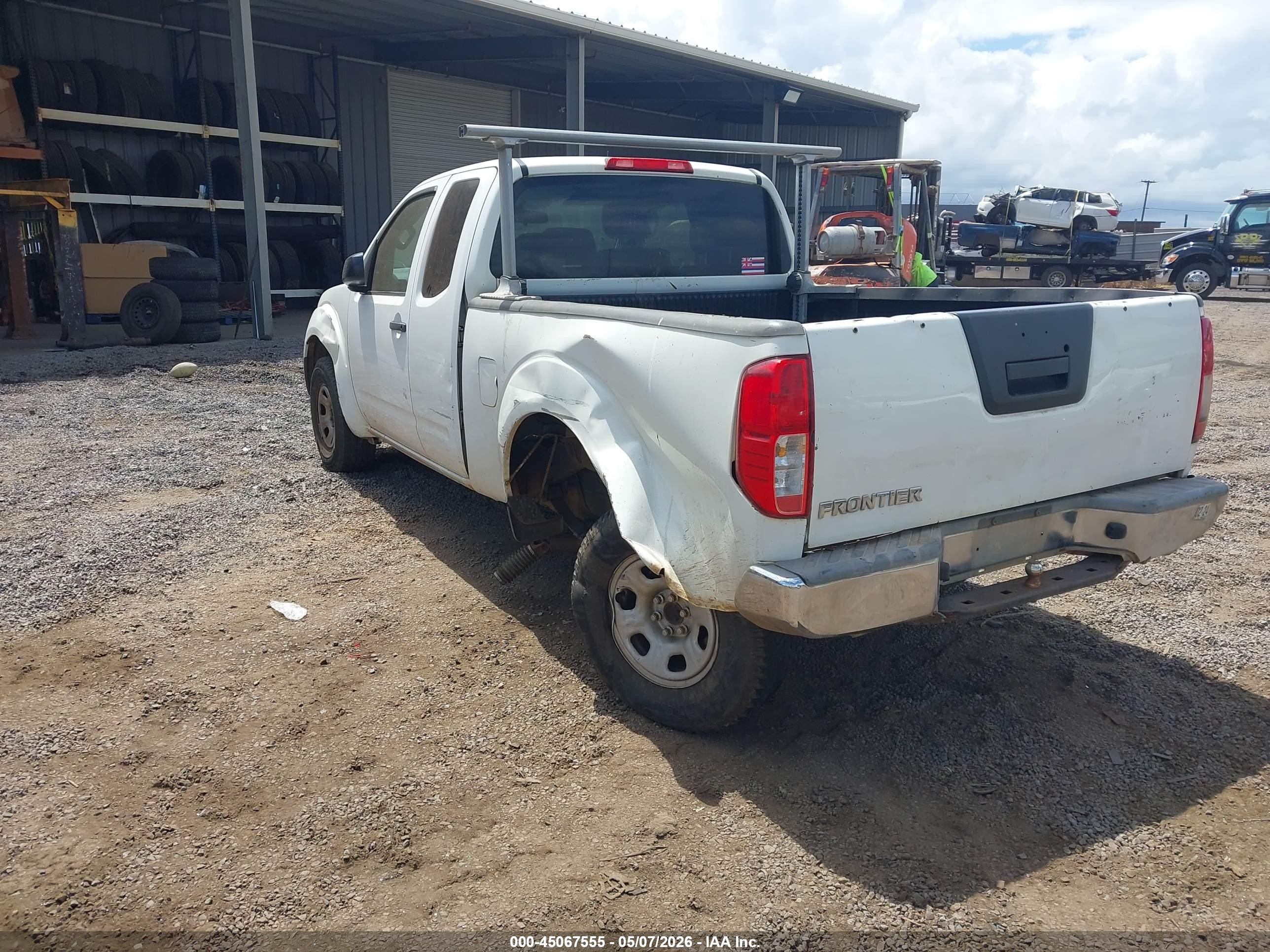 2013 Nissan Frontier S Белый vin: 1N6BD0CT7DN742842