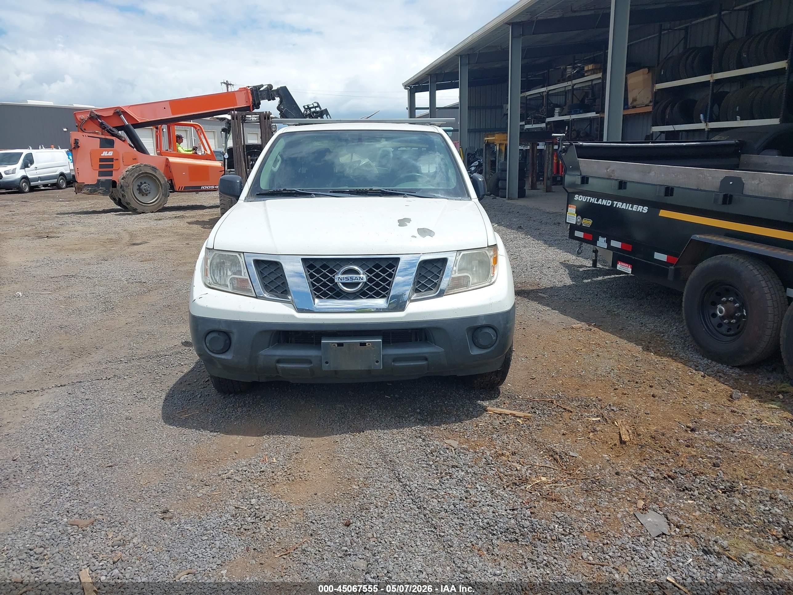 2013 Nissan Frontier S Белый vin: 1N6BD0CT7DN742842