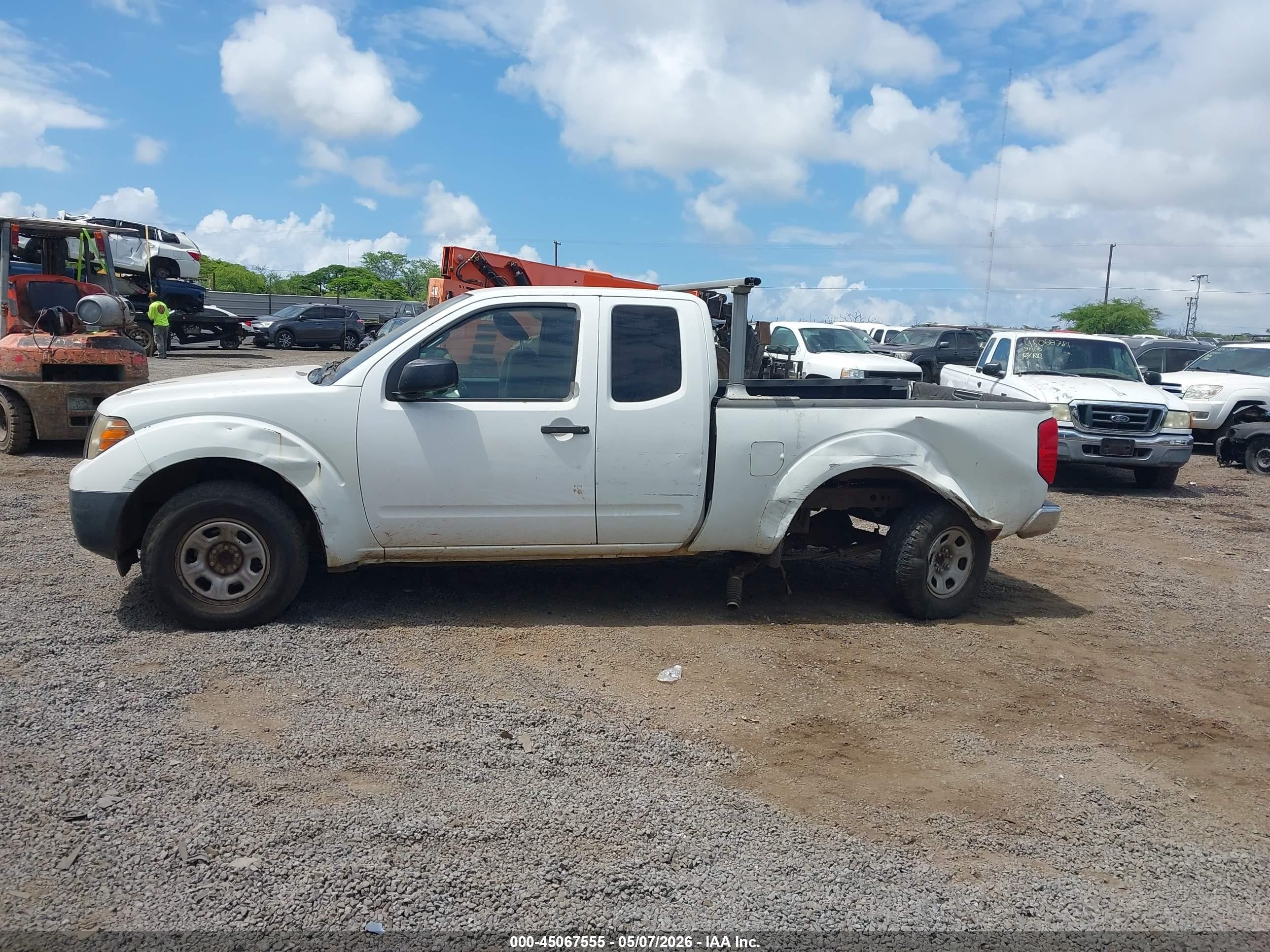2013 Nissan Frontier S Белый vin: 1N6BD0CT7DN742842