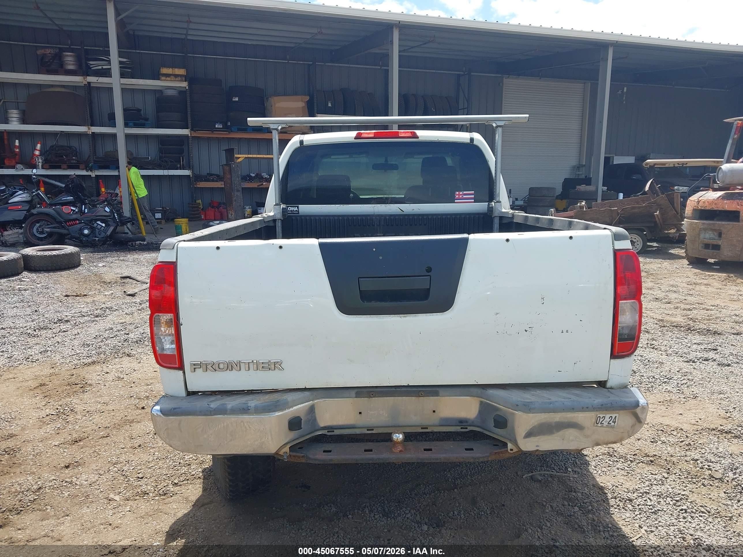 2013 Nissan Frontier S Белый vin: 1N6BD0CT7DN742842