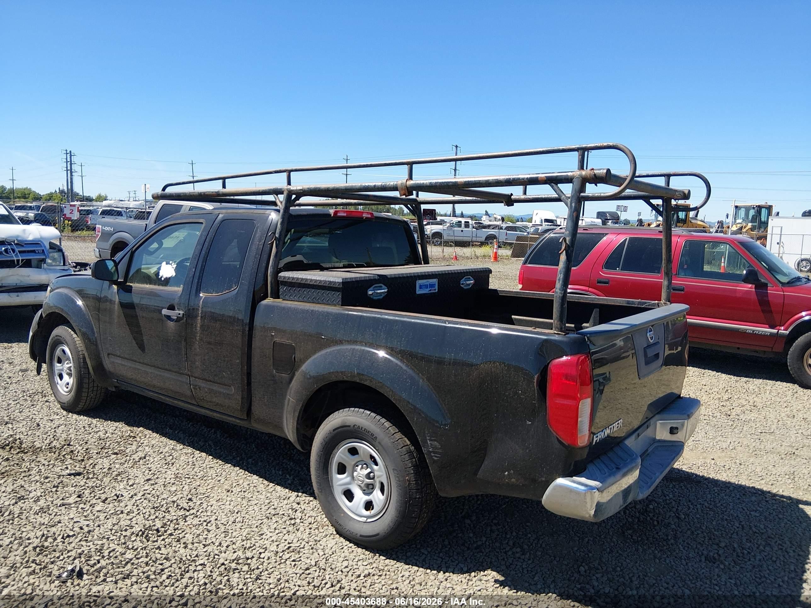 2014 Nissan Frontier S Black vin: 1N6BD0CT7EN721992