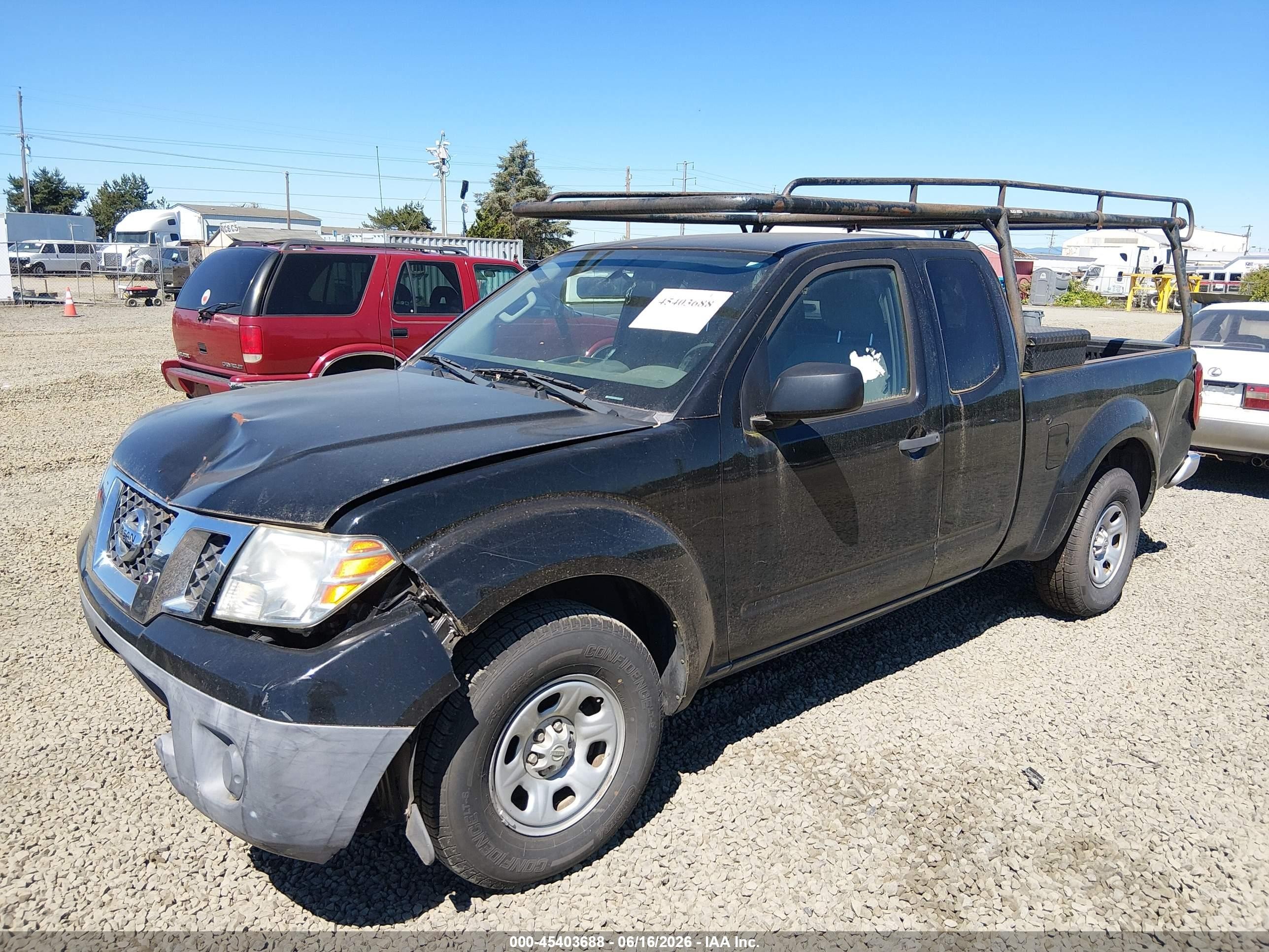 2014 Nissan Frontier S Black vin: 1N6BD0CT7EN721992