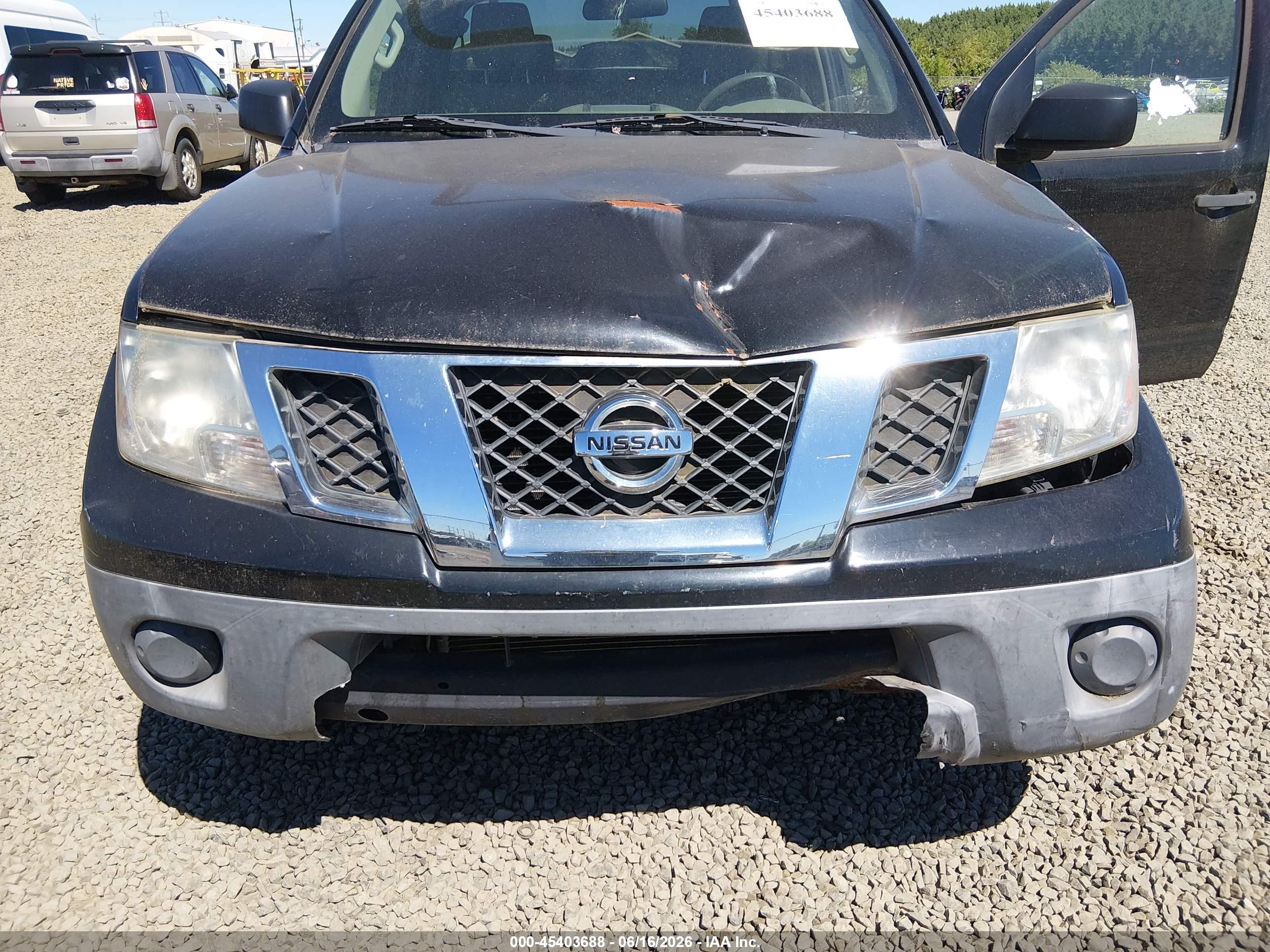 2014 Nissan Frontier S Black vin: 1N6BD0CT7EN721992