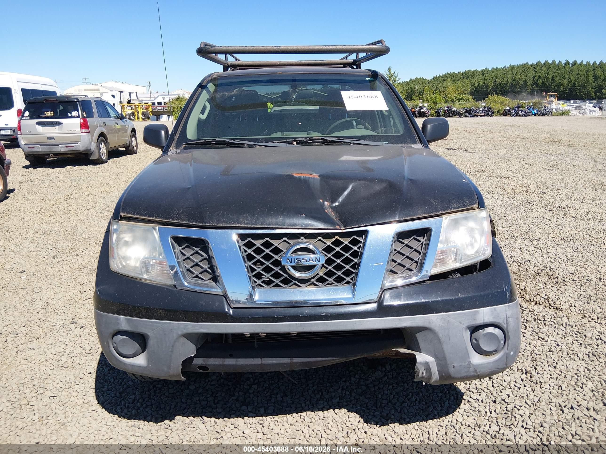 2014 Nissan Frontier S Black vin: 1N6BD0CT7EN721992