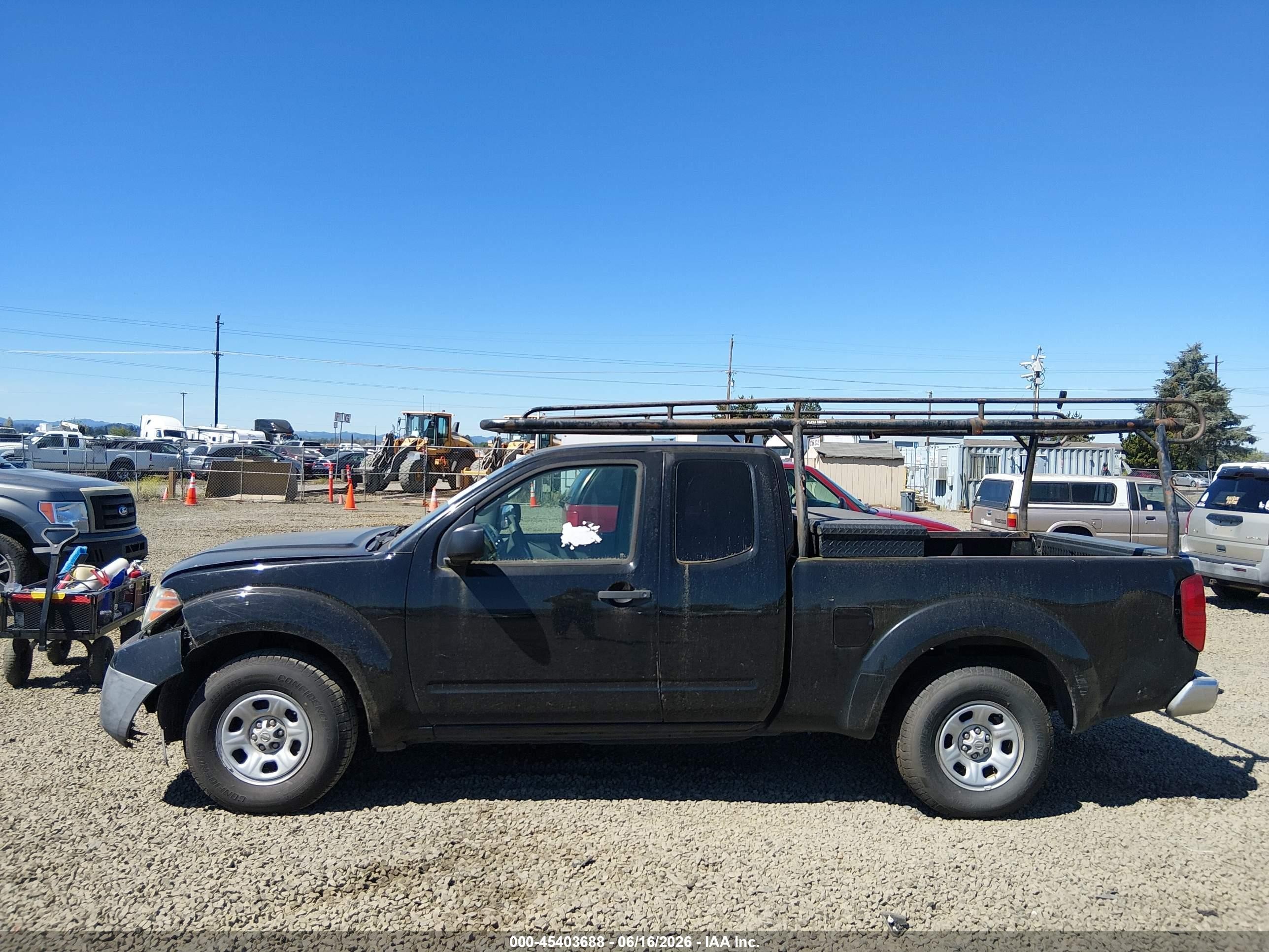 2014 Nissan Frontier S Black vin: 1N6BD0CT7EN721992