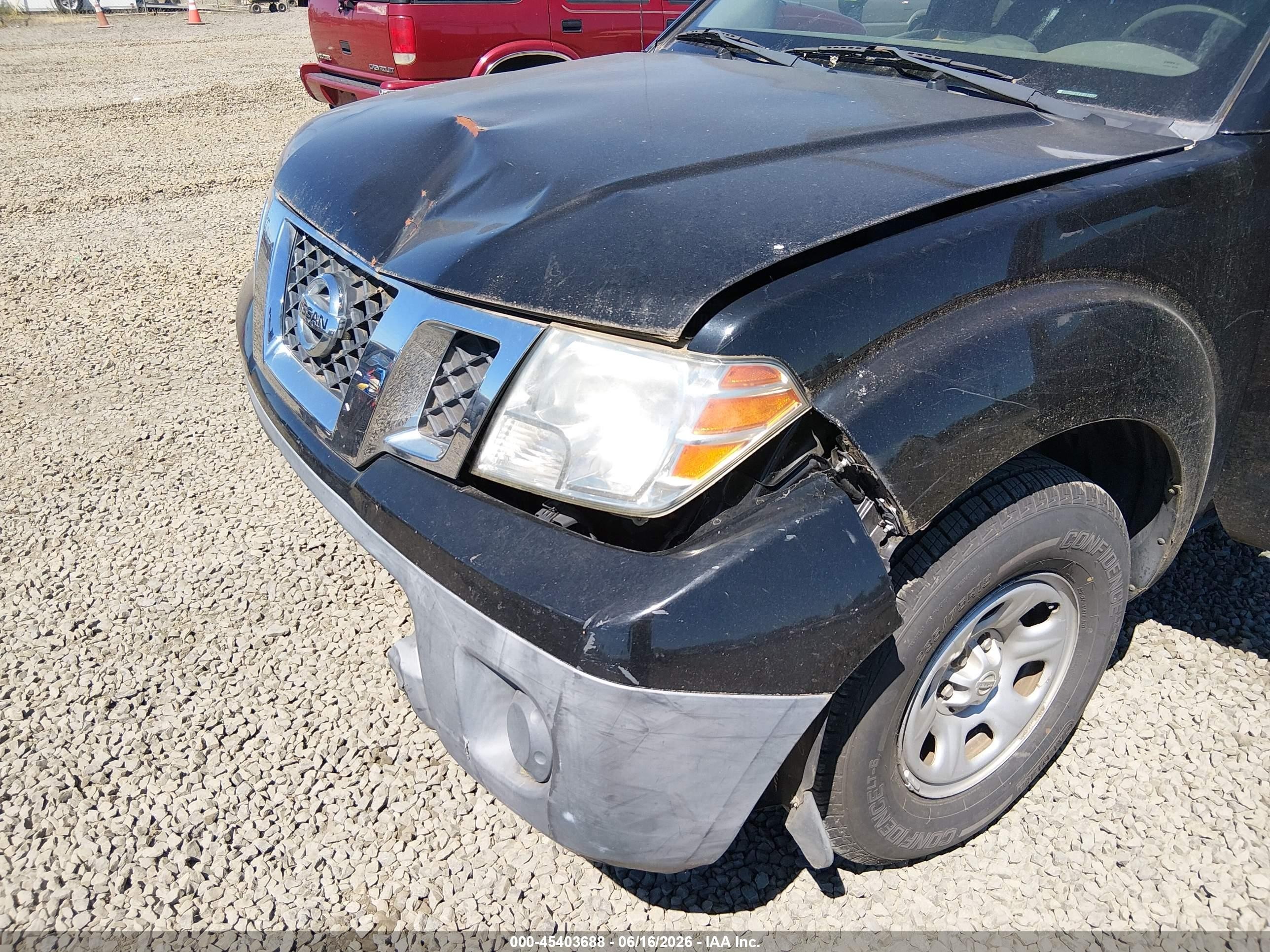 2014 Nissan Frontier S Black vin: 1N6BD0CT7EN721992