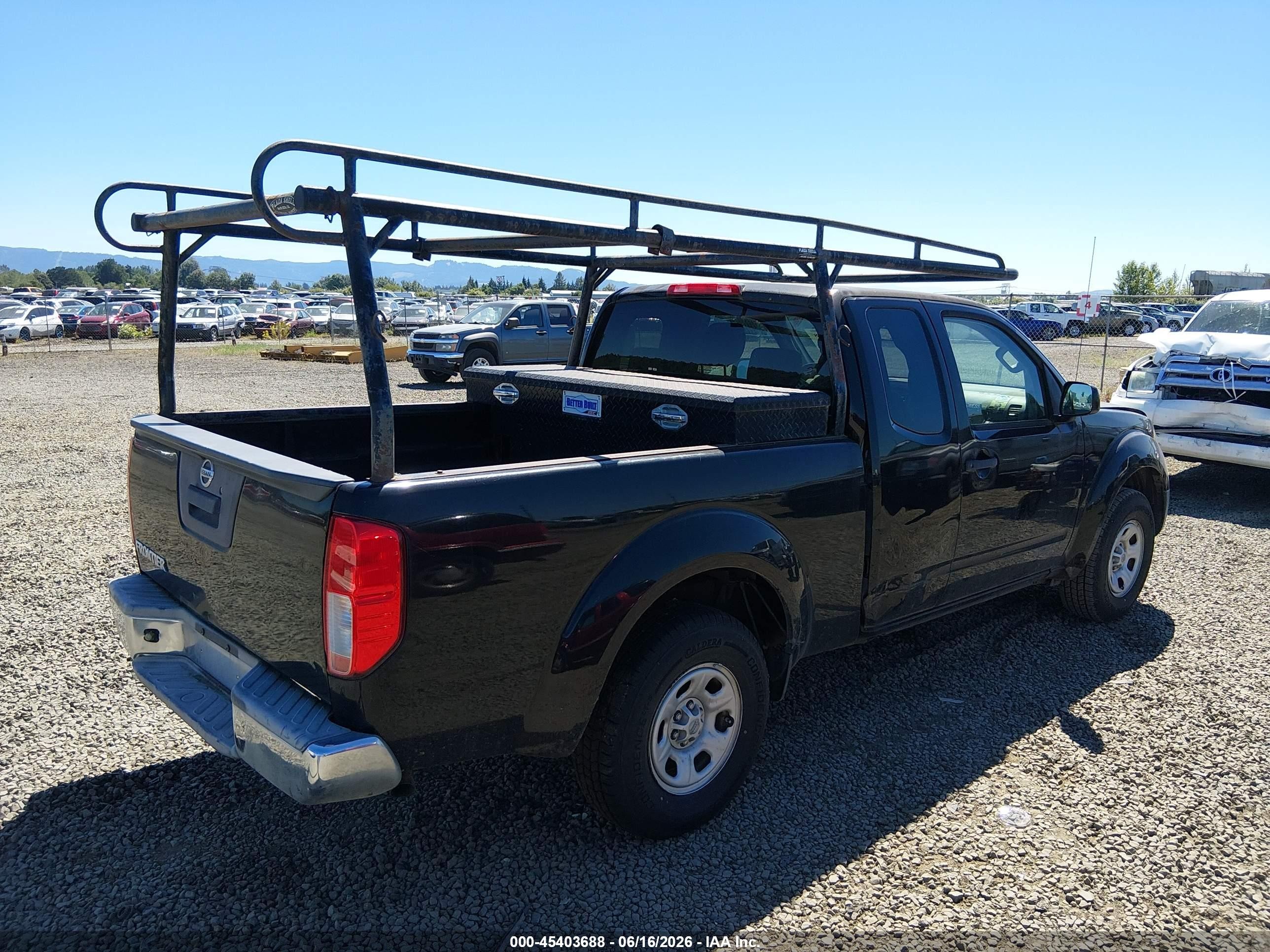 2014 Nissan Frontier S Black vin: 1N6BD0CT7EN721992
