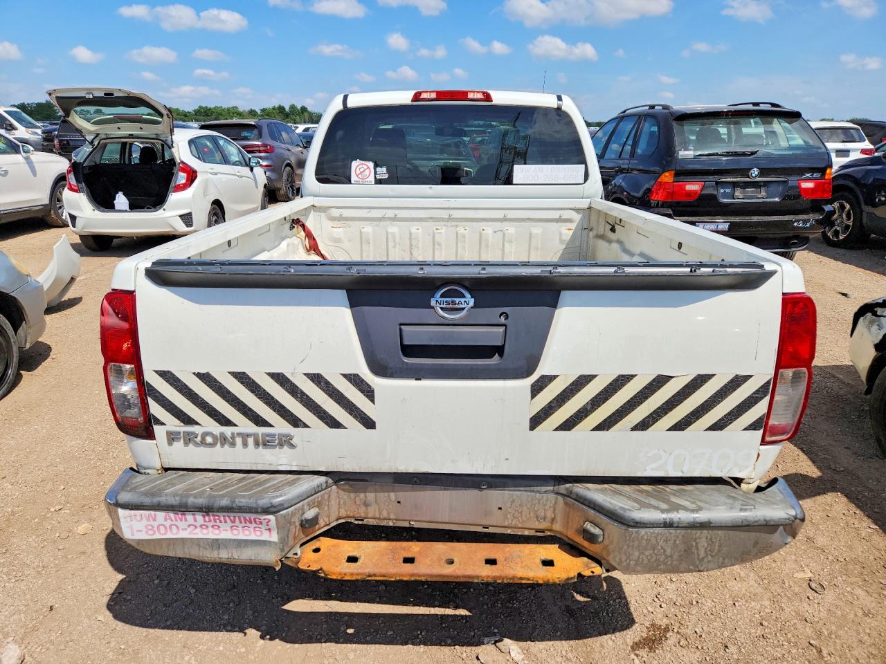 2015 Nissan Frontier S Белый vin: 1N6BD0CT7FN745968