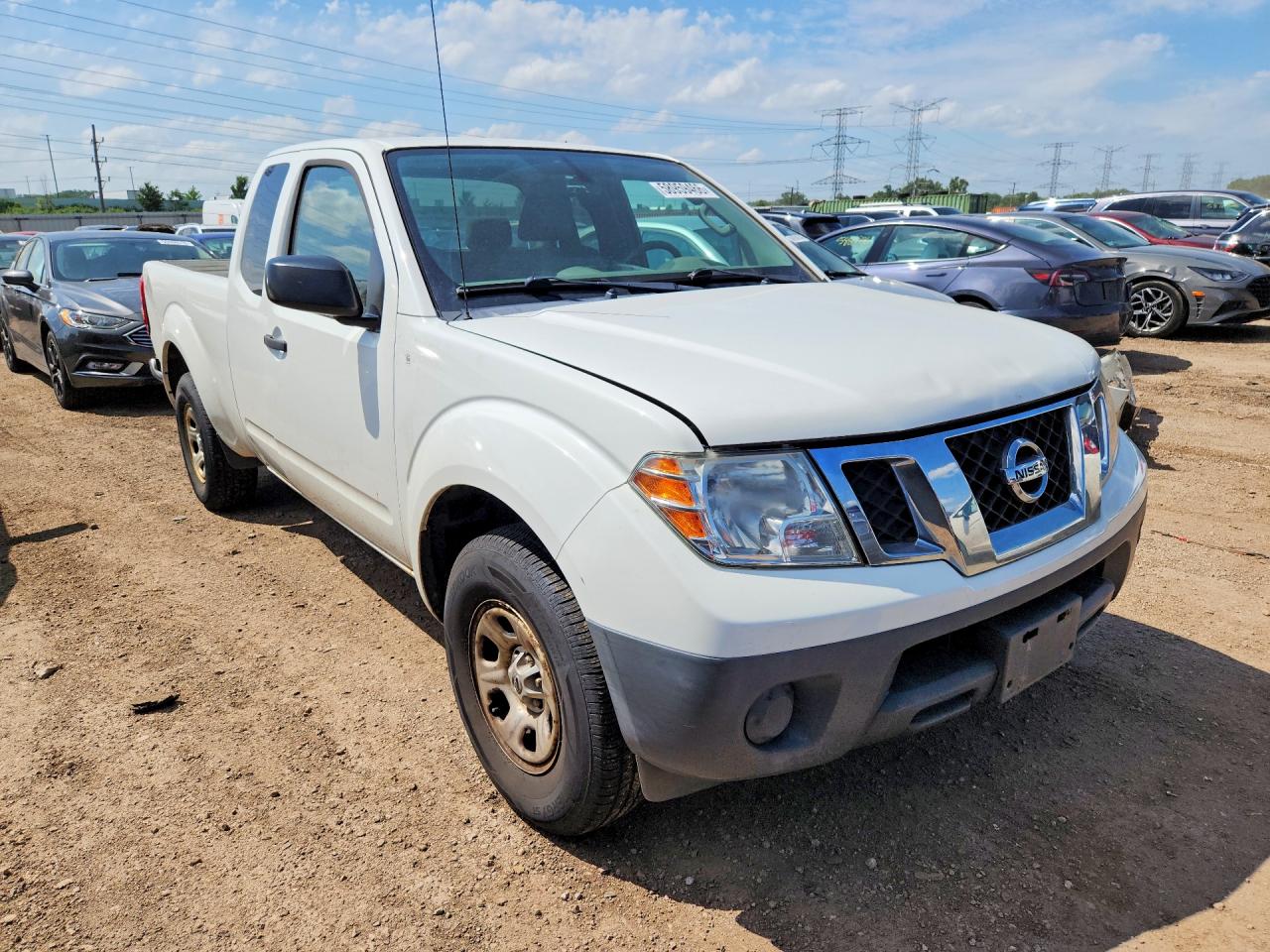 2015 Nissan Frontier S Белый vin: 1N6BD0CT7FN745968