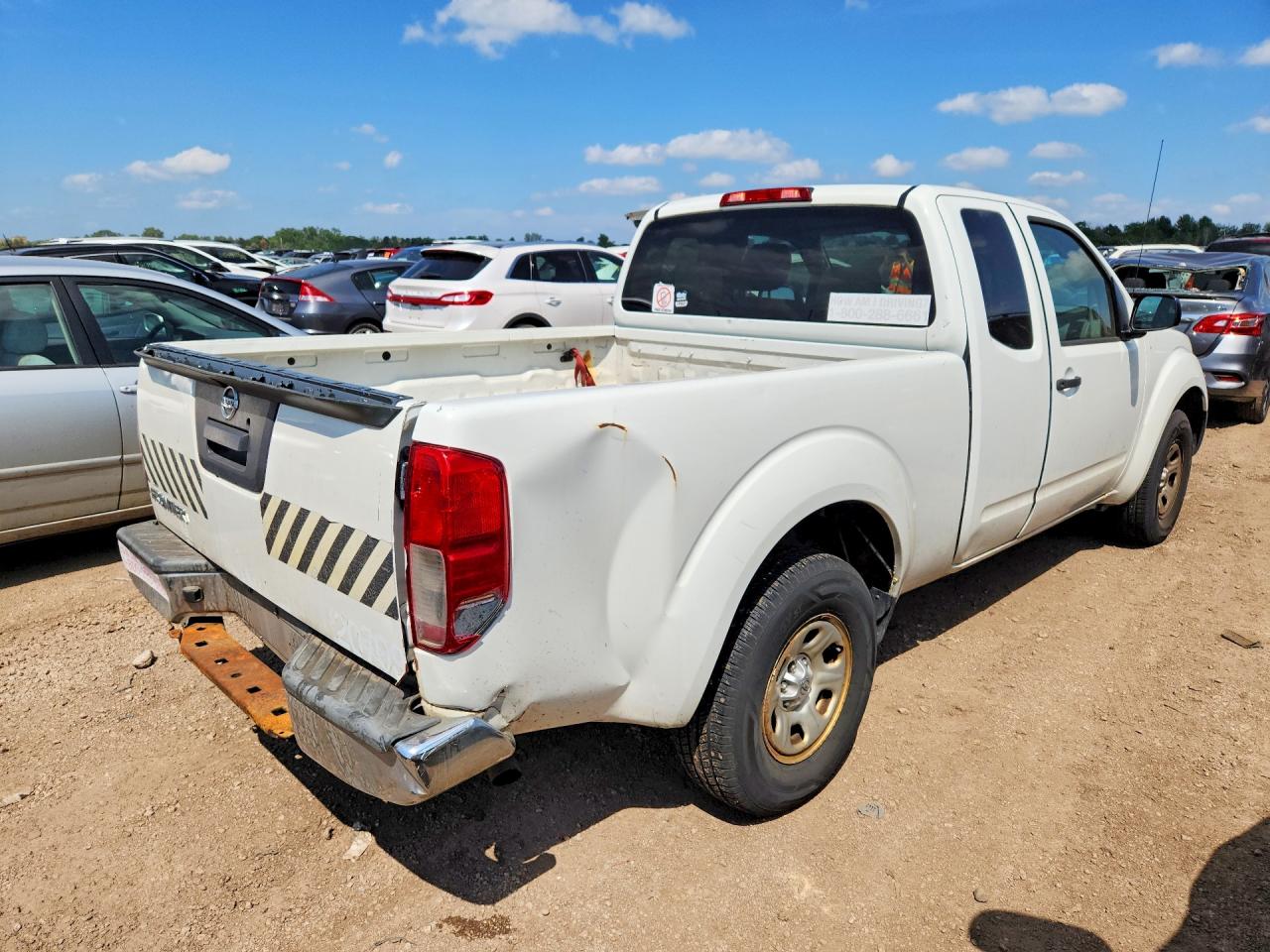 2015 Nissan Frontier S Белый vin: 1N6BD0CT7FN745968