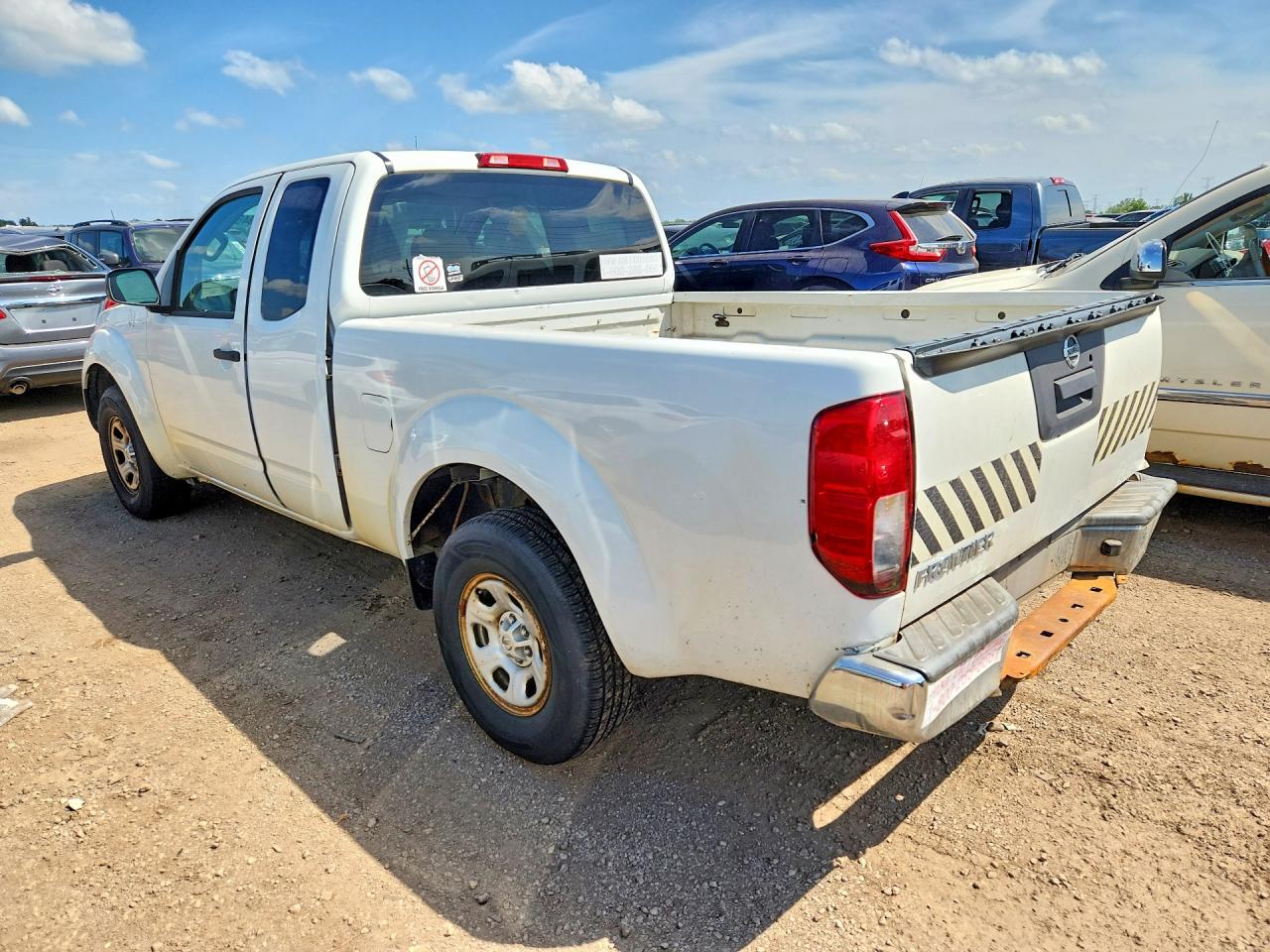 2015 Nissan Frontier S Белый vin: 1N6BD0CT7FN745968