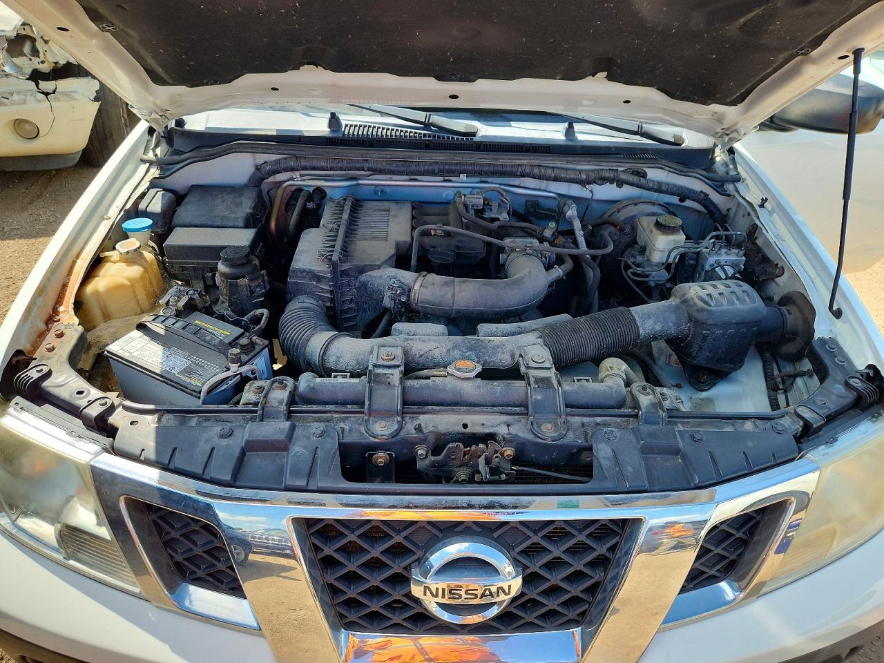 2015 Nissan Frontier S Белый vin: 1N6BD0CT7FN745968