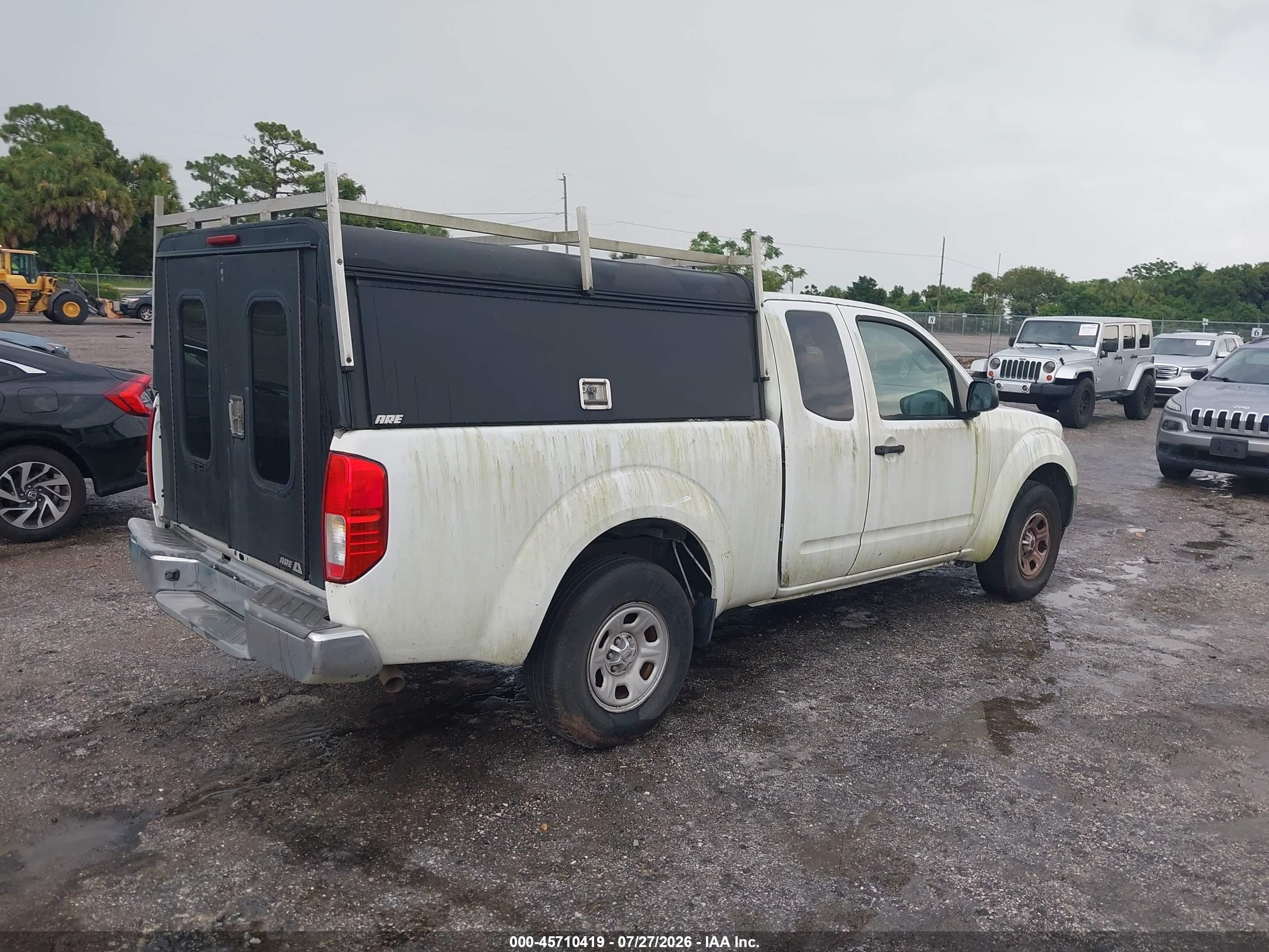 2015 Nissan Frontier S/sv-i4 White vin: 1N6BD0CT7FN748689