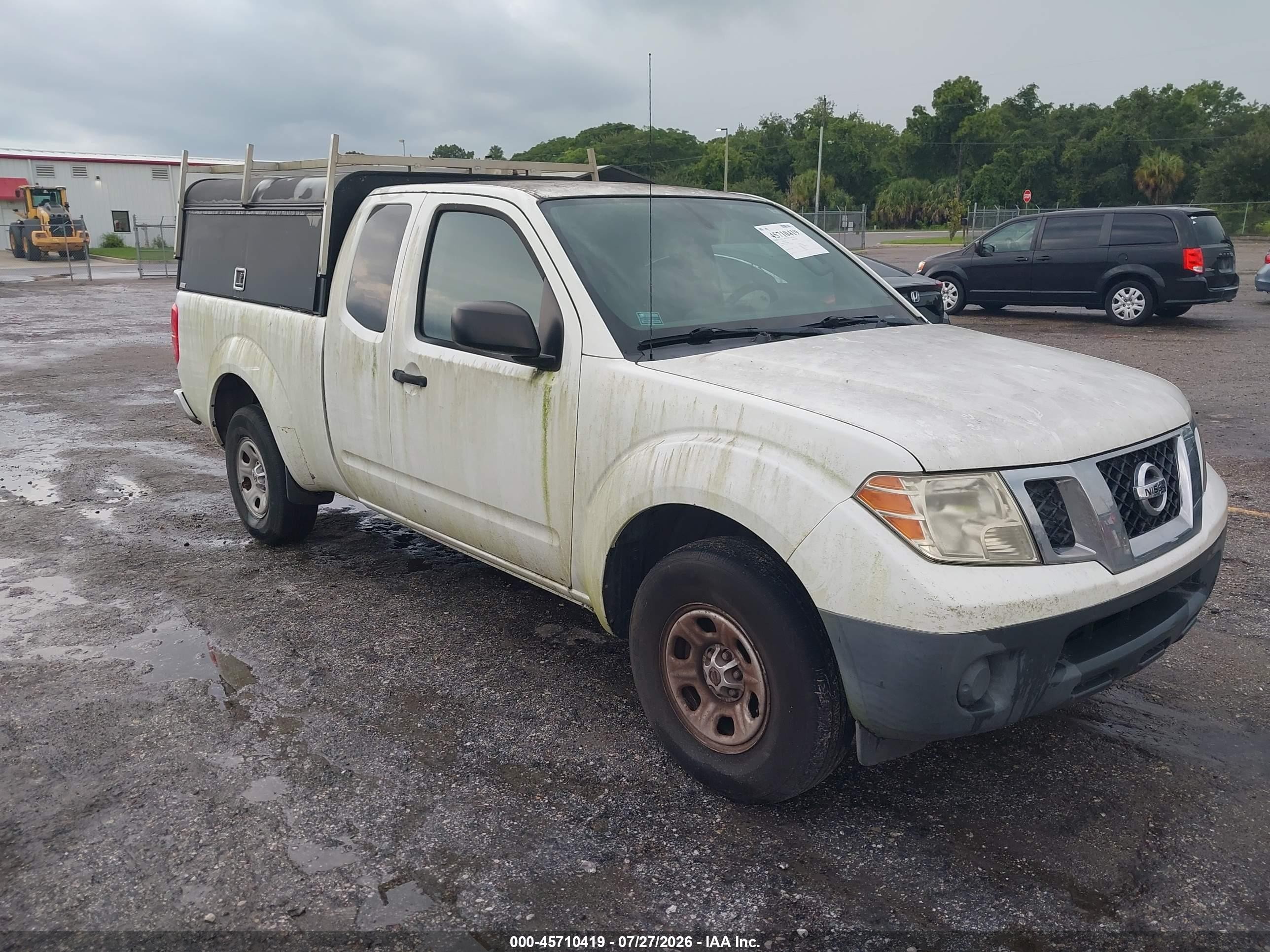 2015 Nissan Frontier S/sv-i4 White vin: 1N6BD0CT7FN748689