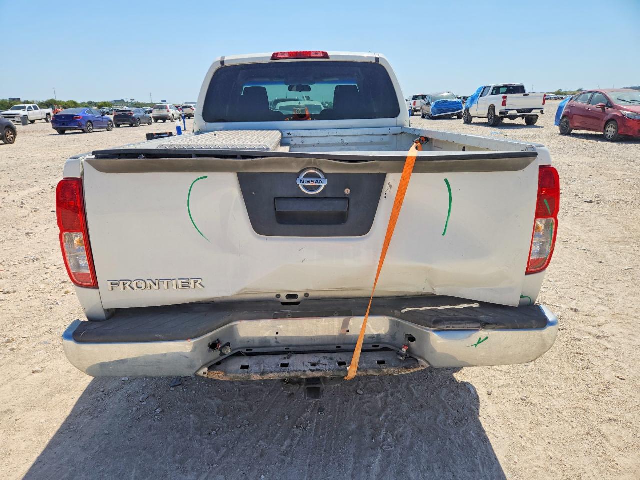 2015 Nissan Frontier S White vin: 1N6BD0CT7FN752659