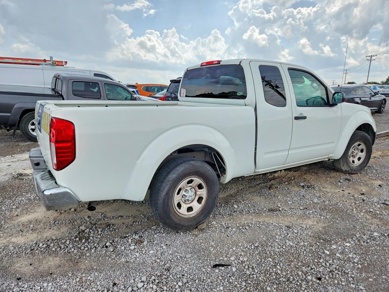 2015 Nissan Frontier S White vin: 1N6BD0CT7FN764942