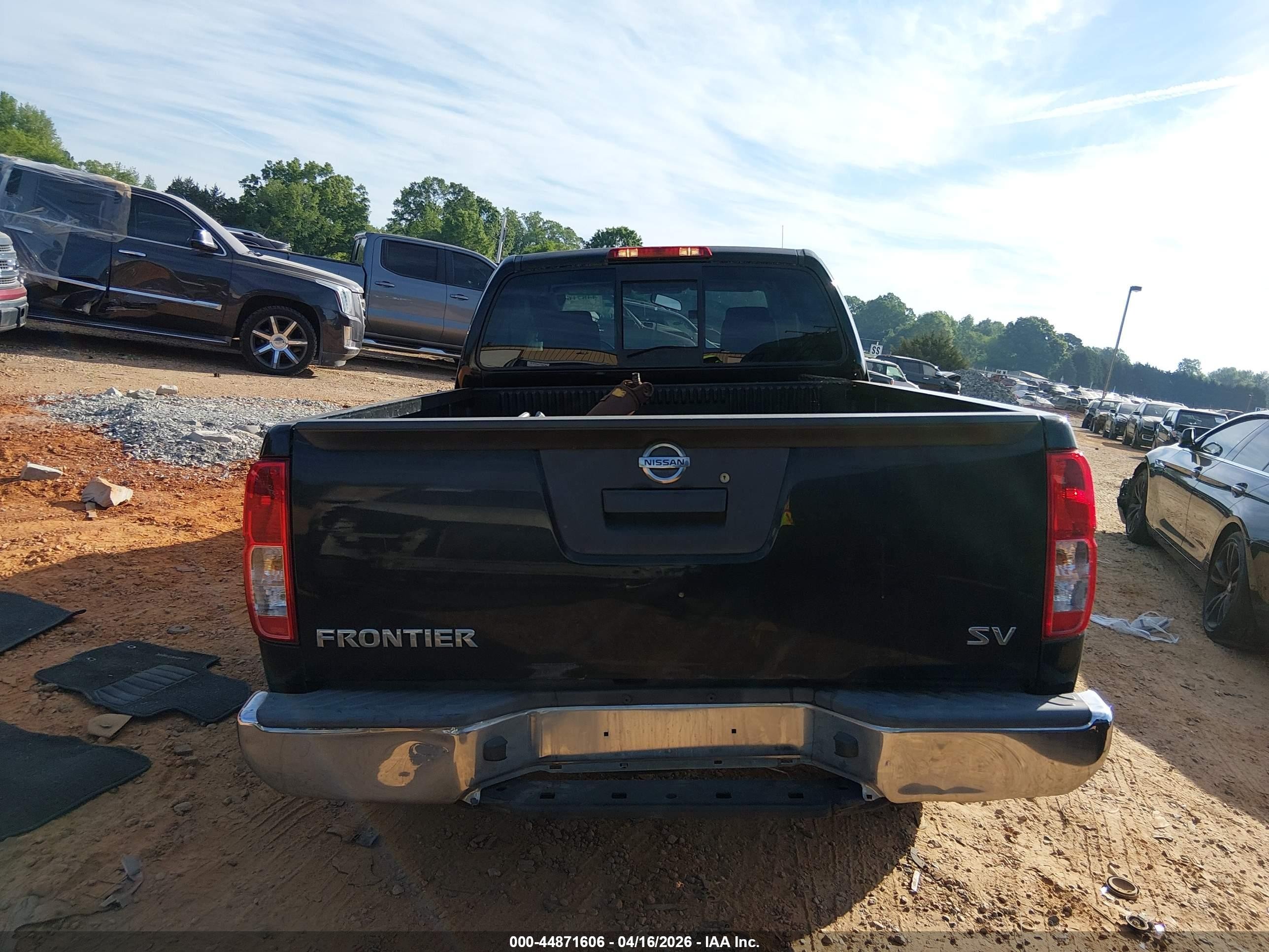 2017 Nissan Frontier Sv-i4 Black vin: 1N6BD0CT7HN744077