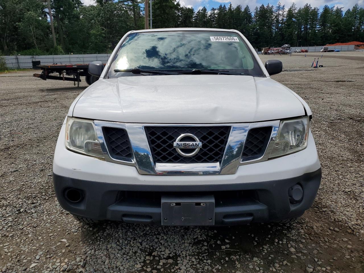 2012 Nissan Frontier S White vin: 1N6BD0CT8CC472157