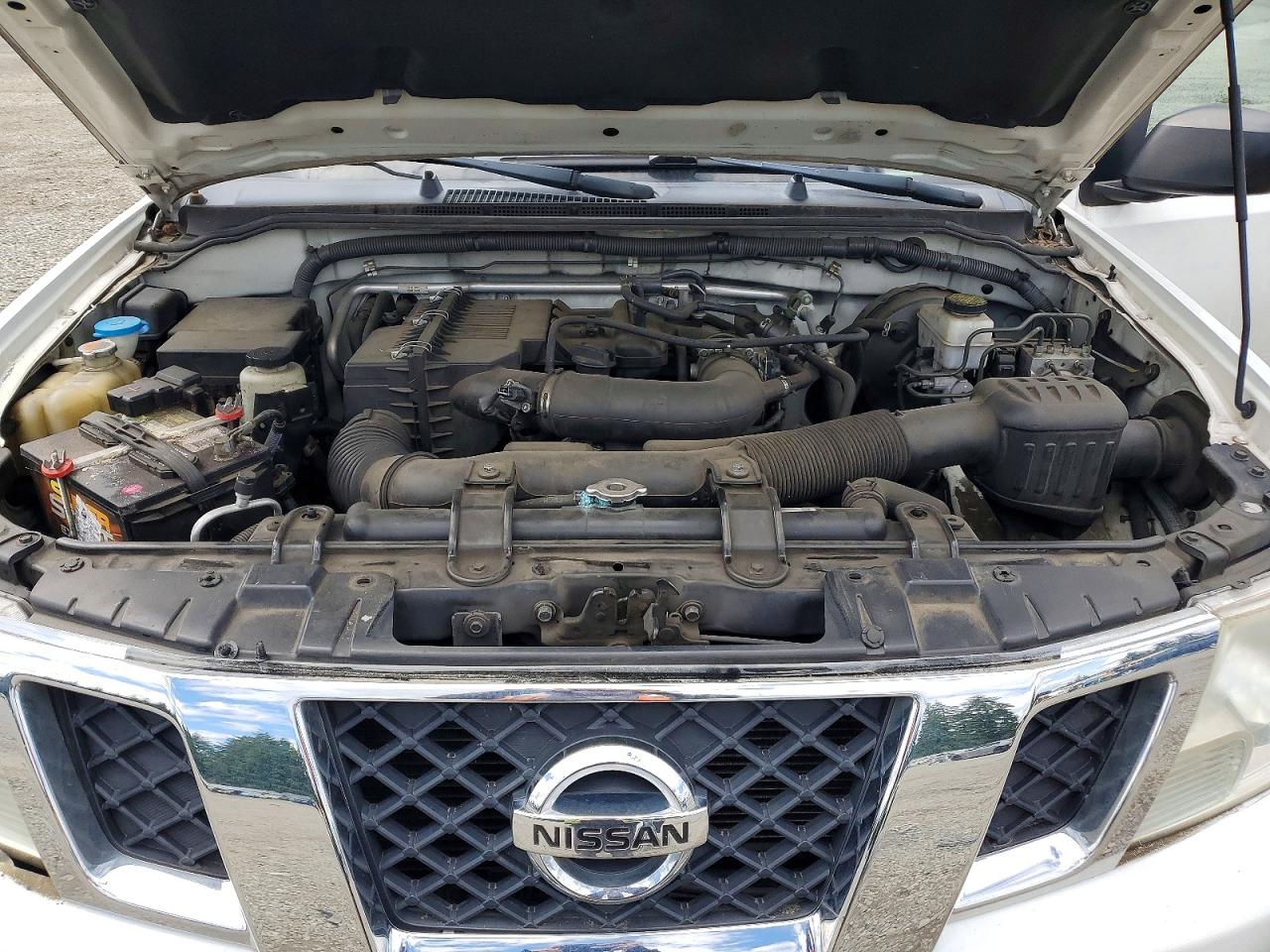 2012 Nissan Frontier S White vin: 1N6BD0CT8CC472157