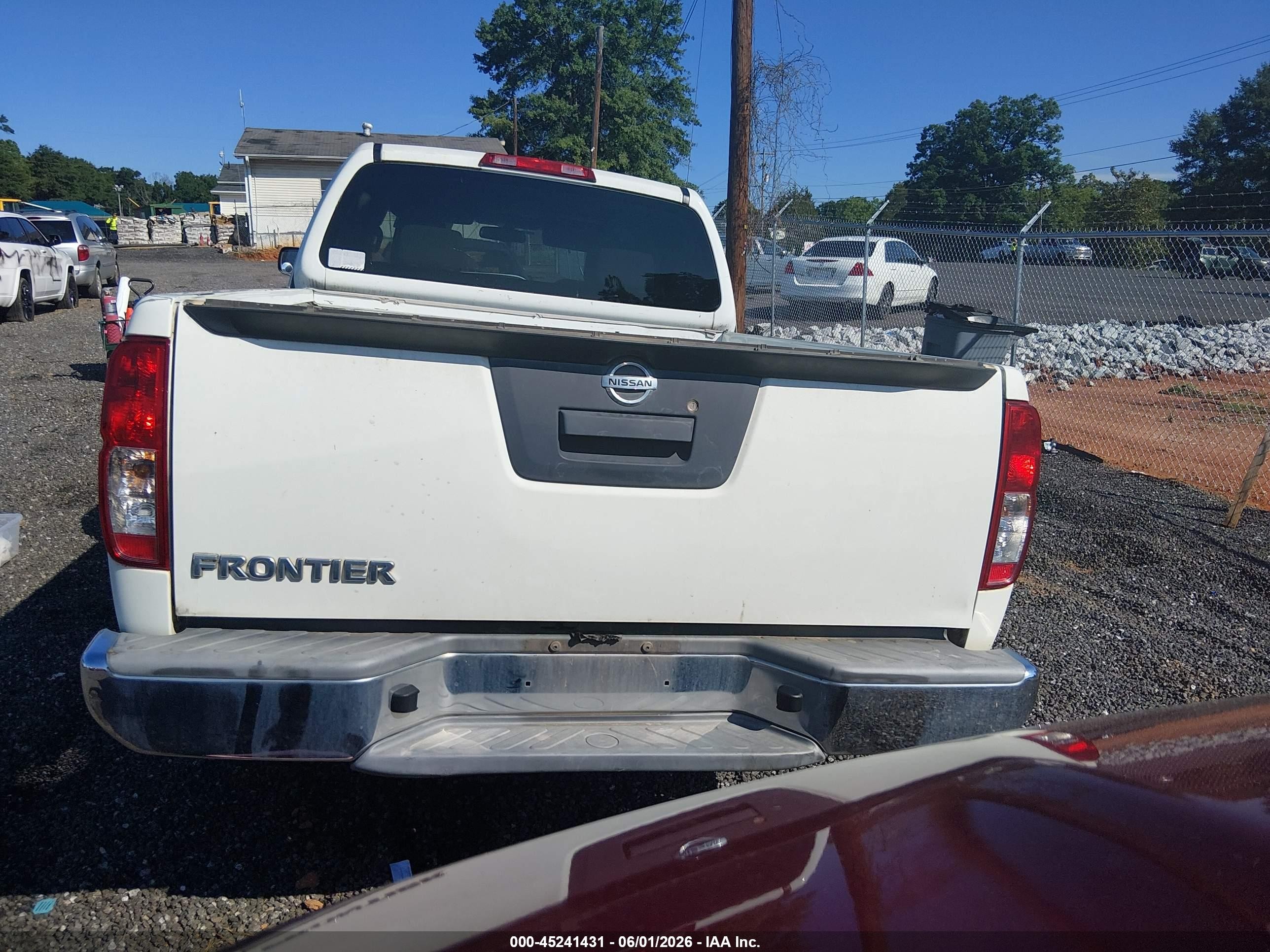 2013 Nissan Frontier S White vin: 1N6BD0CT8DN748438