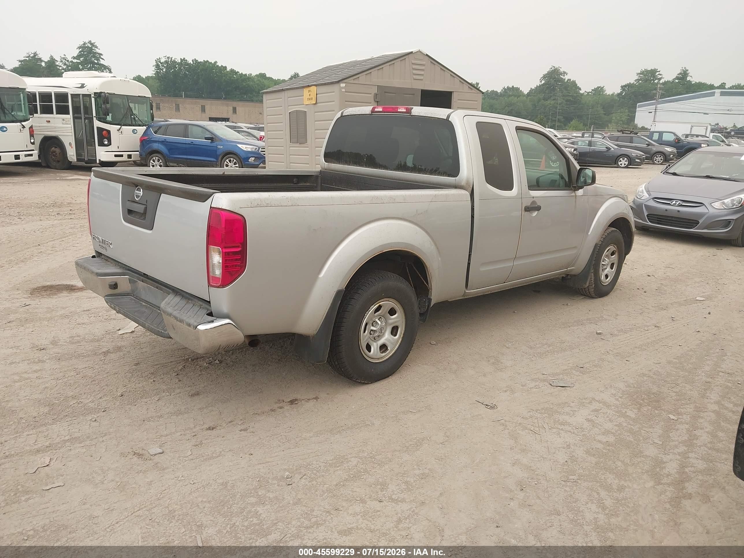 2013 Nissan Frontier S Silver vin: 1N6BD0CT8DN755115