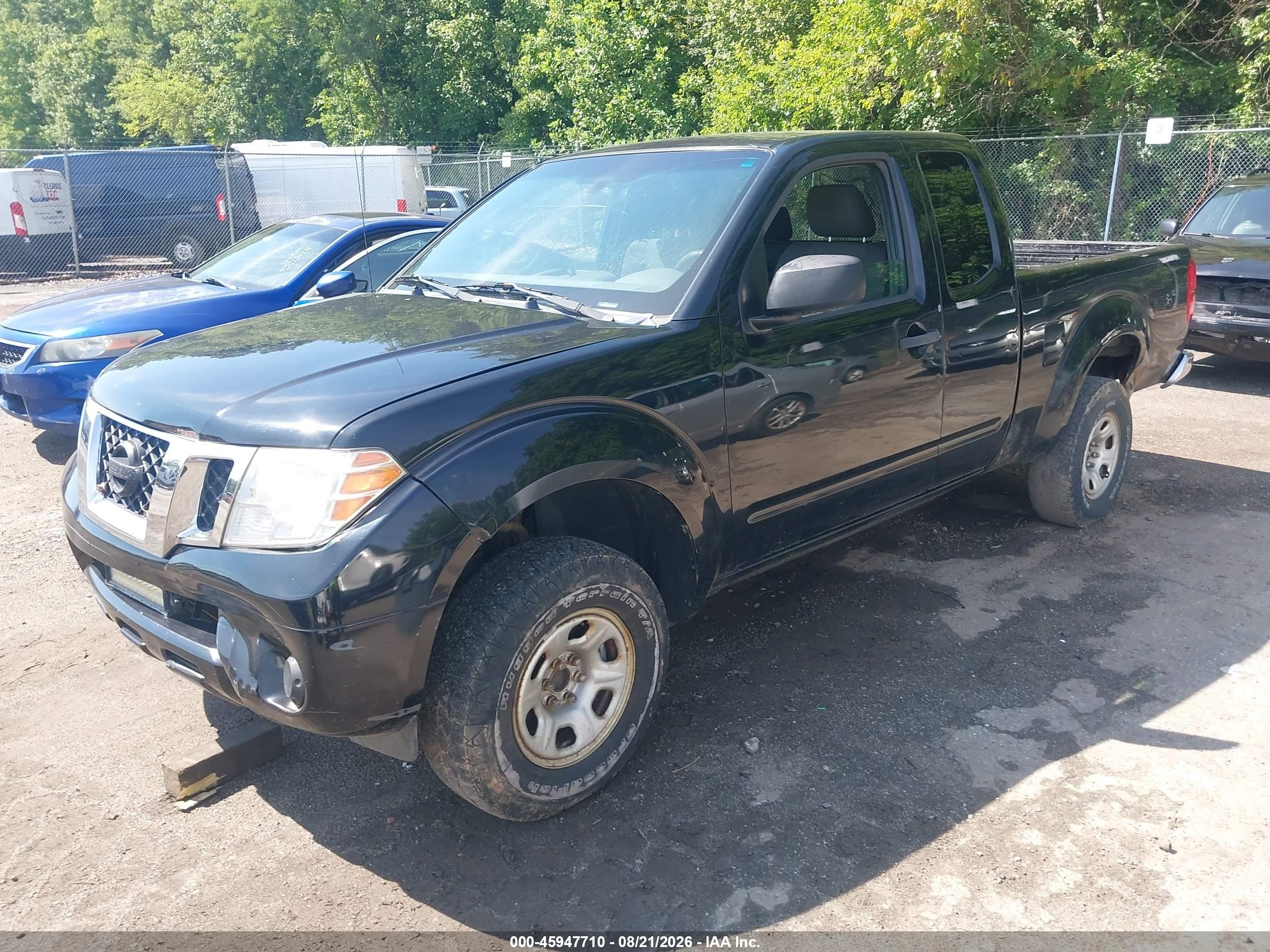 2014 Nissan Frontier S Black vin: 1N6BD0CT8EN710371