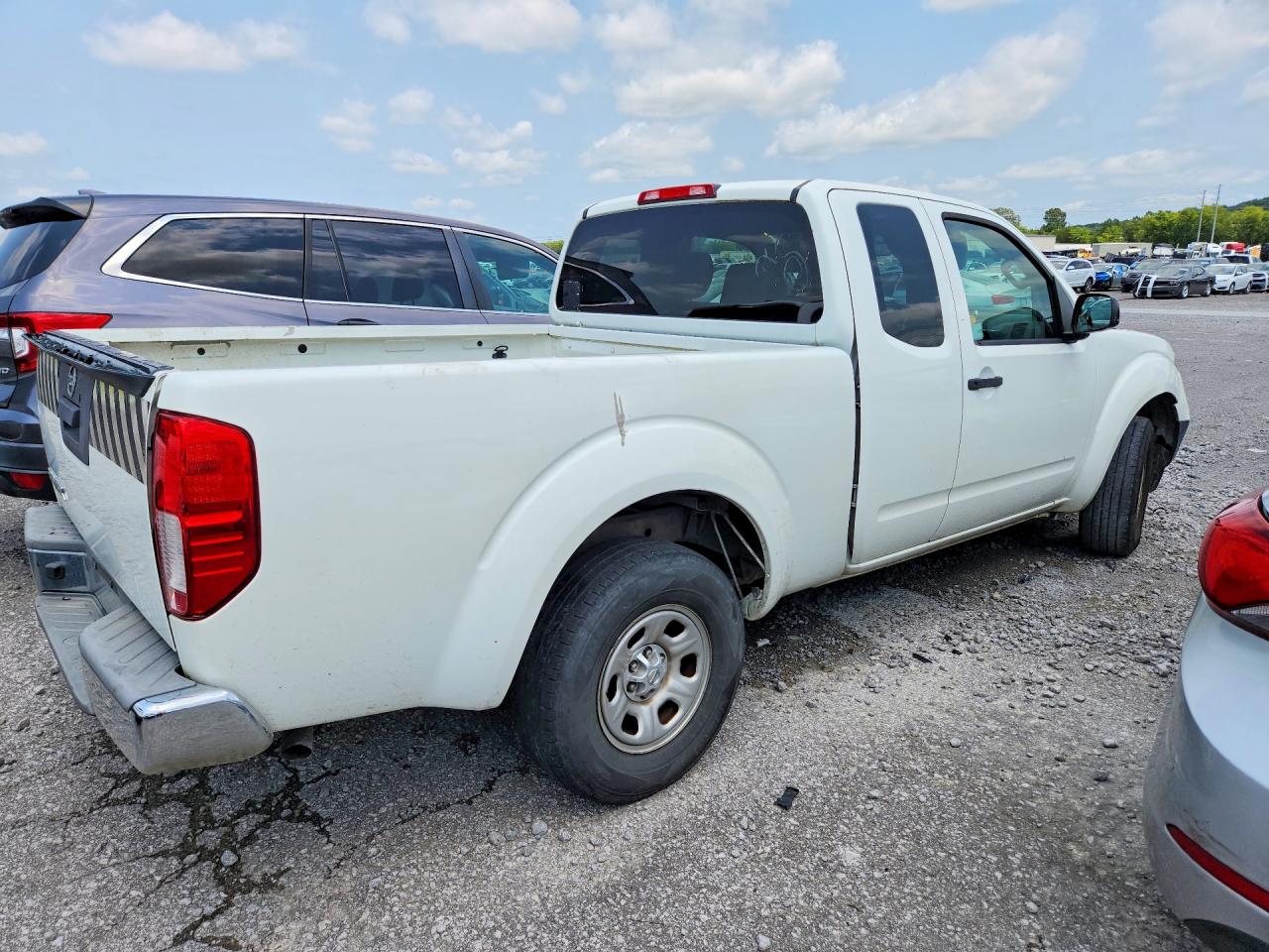 2014 Nissan Frontier S White vin: 1N6BD0CT8EN753270
