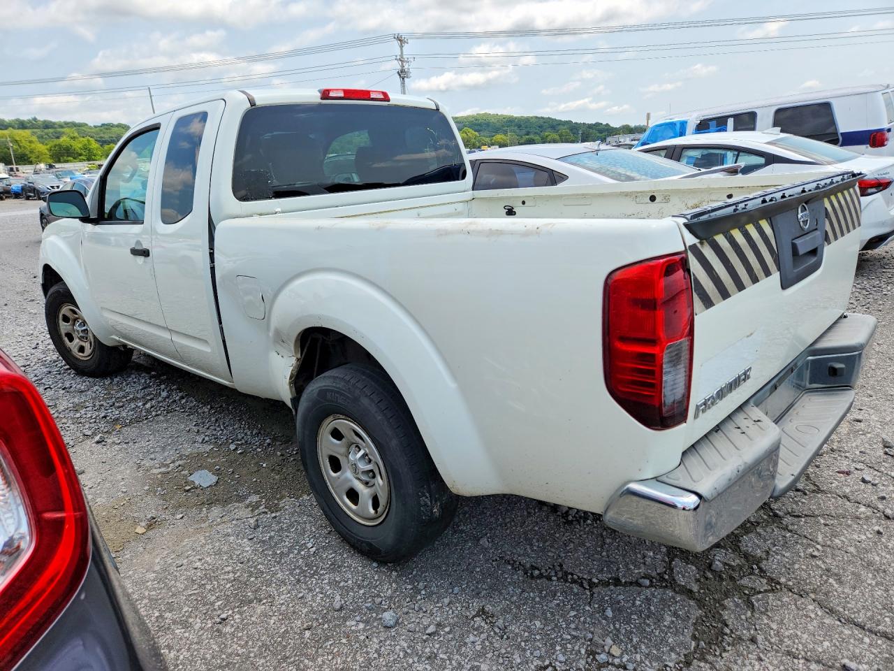 2014 Nissan Frontier S White vin: 1N6BD0CT8EN753270
